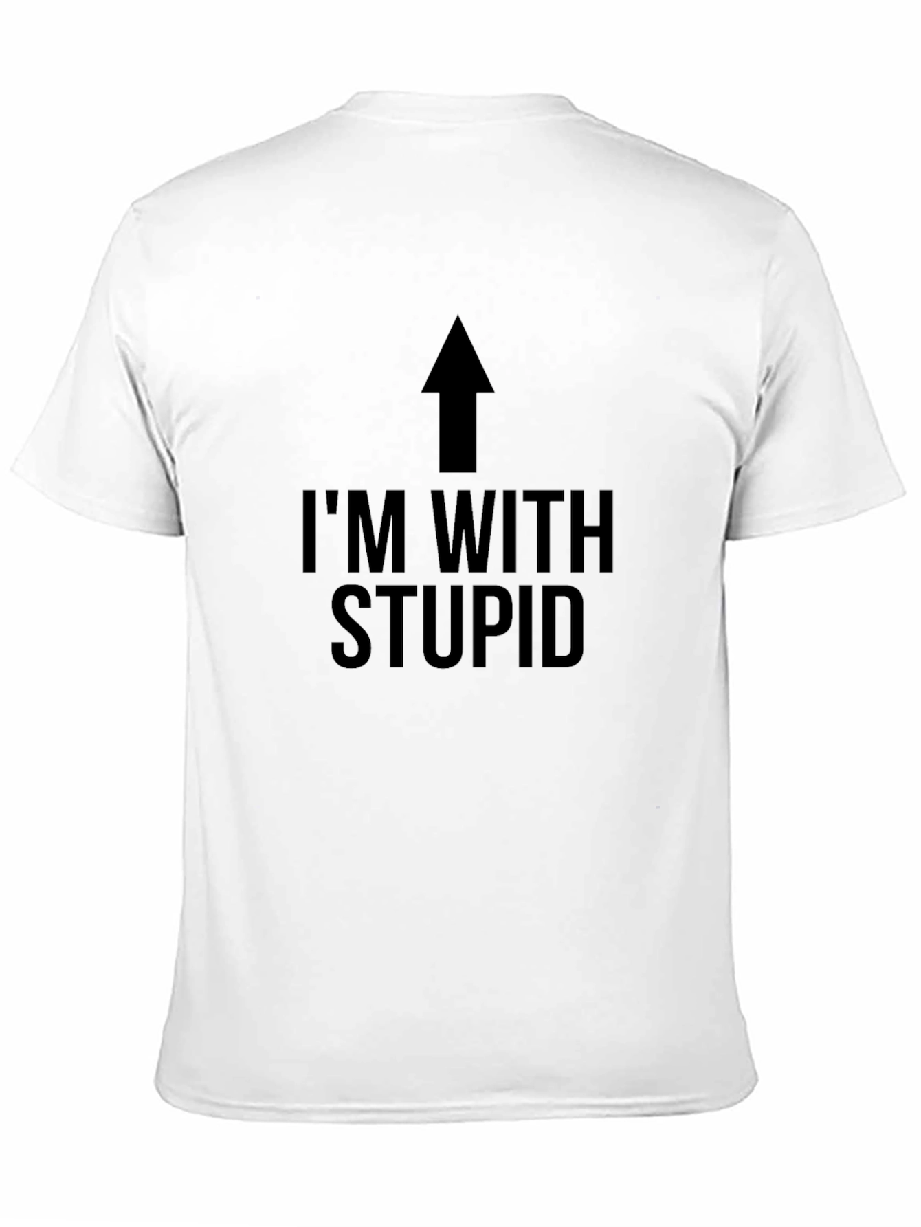 Im With Stupid T-Shirt - Novelty Humor Tee