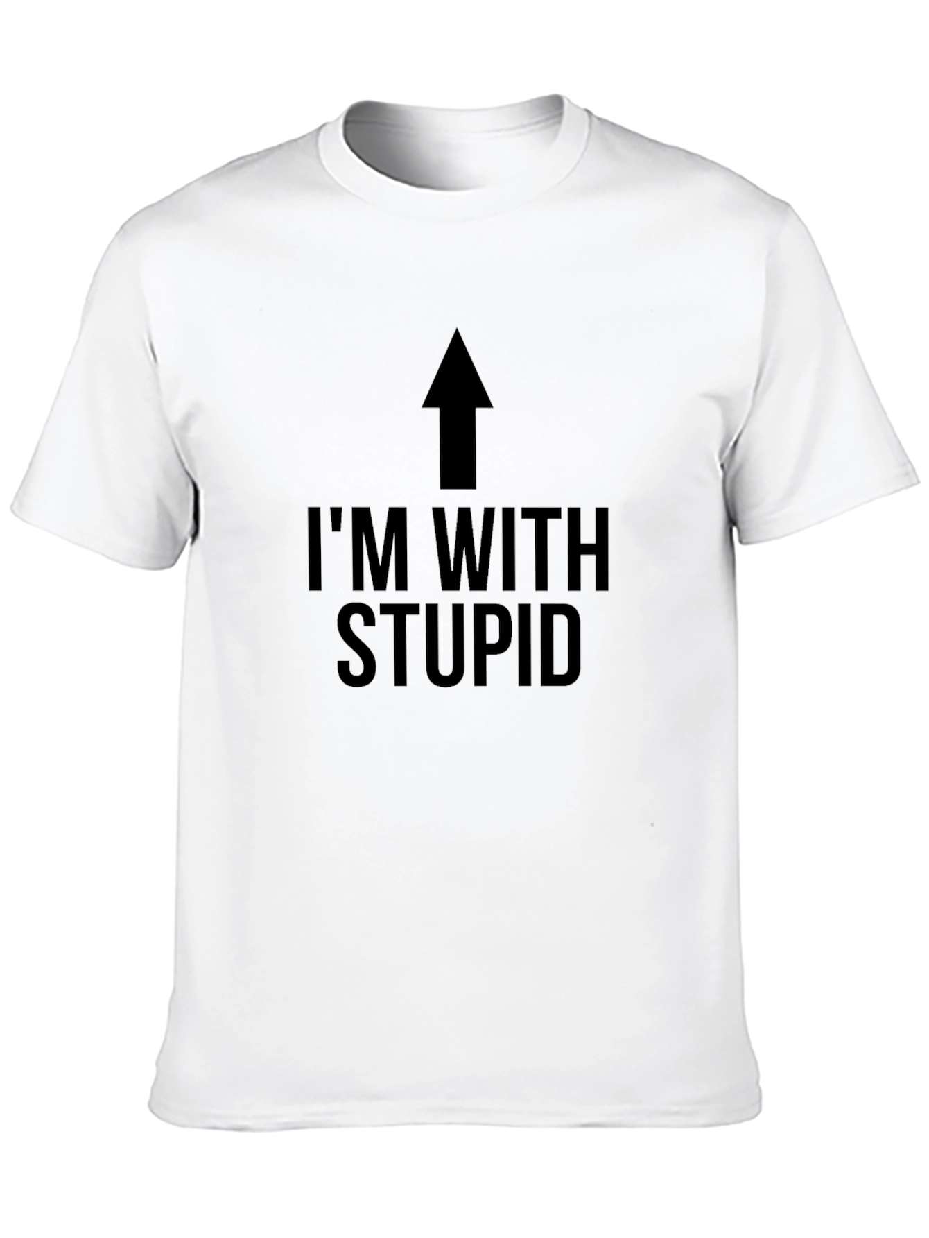 Im With Stupid T-Shirt - Novelty Humor Tee