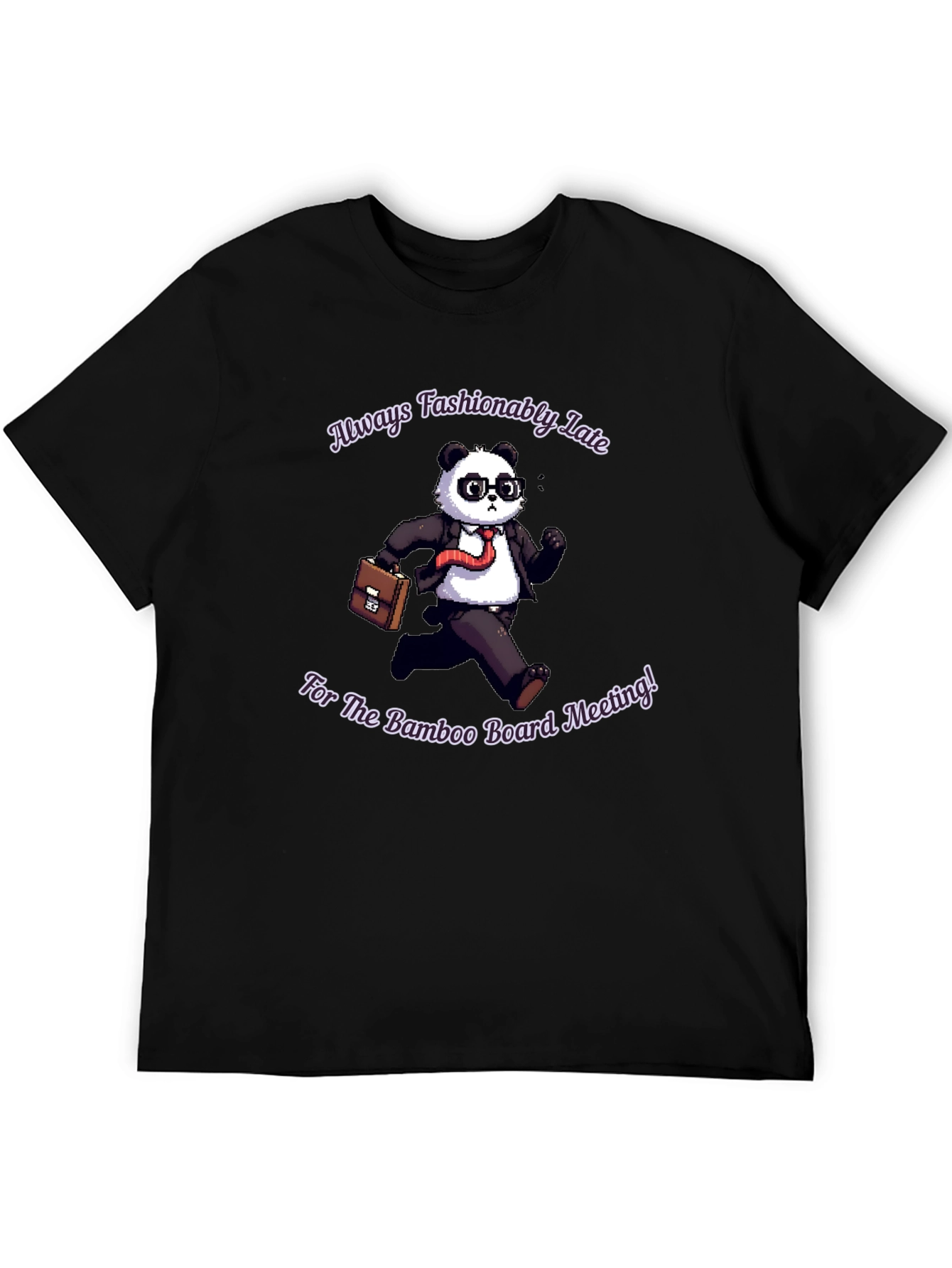 Fashionably Late Panda T-Shirt