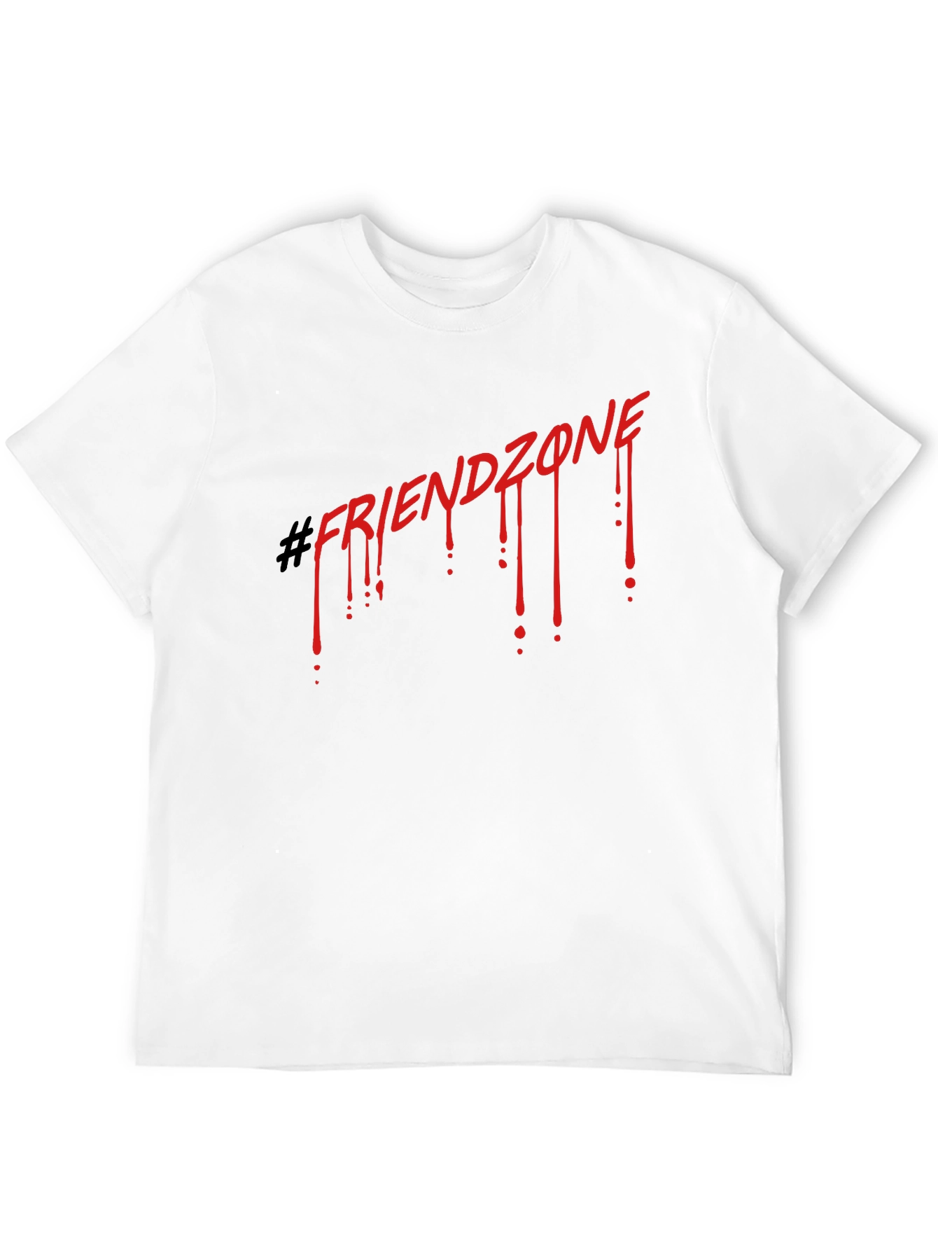 Friendzone Tee - Red Drip Design