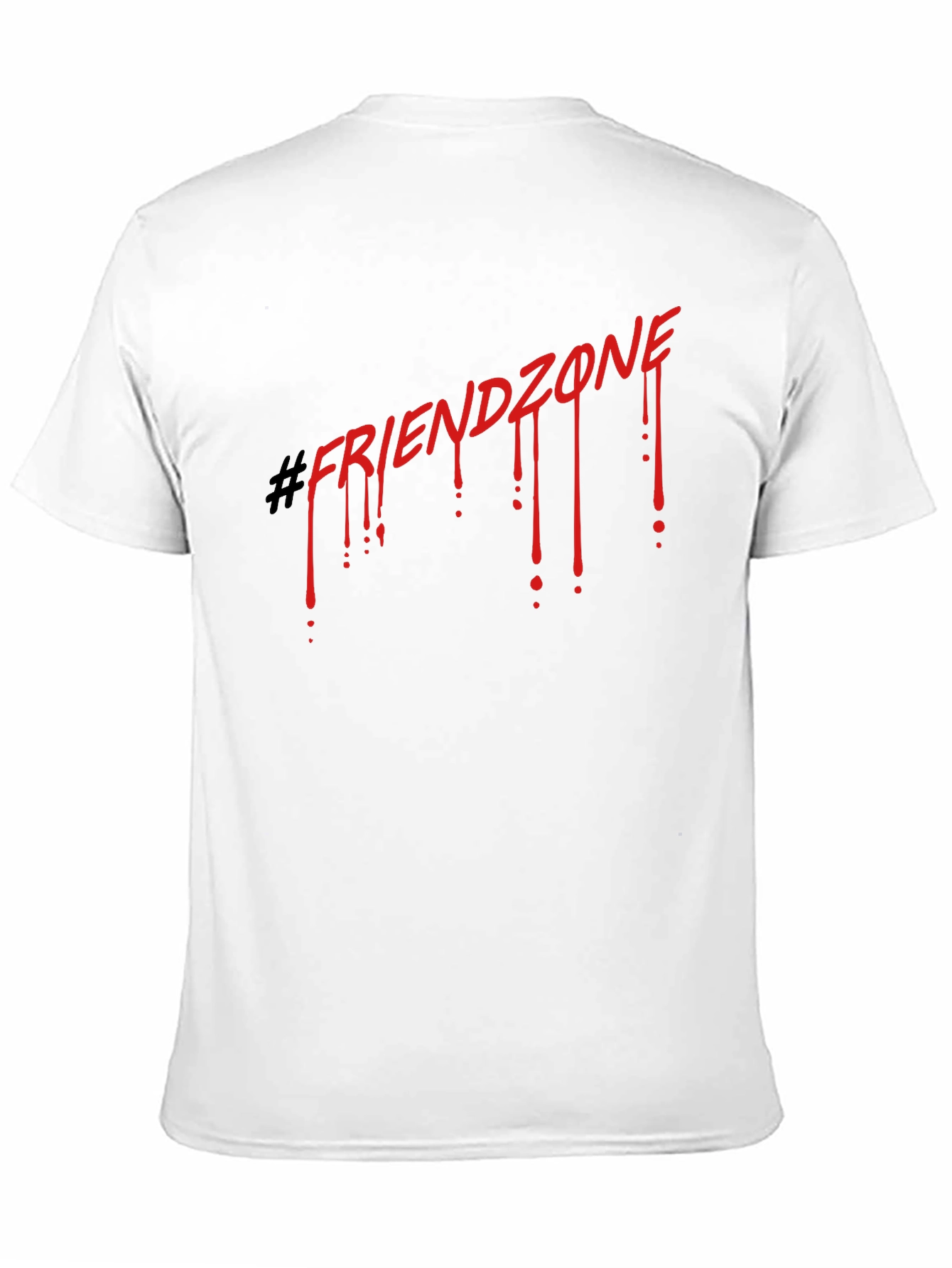Friendzone Tee - Red Drip Design