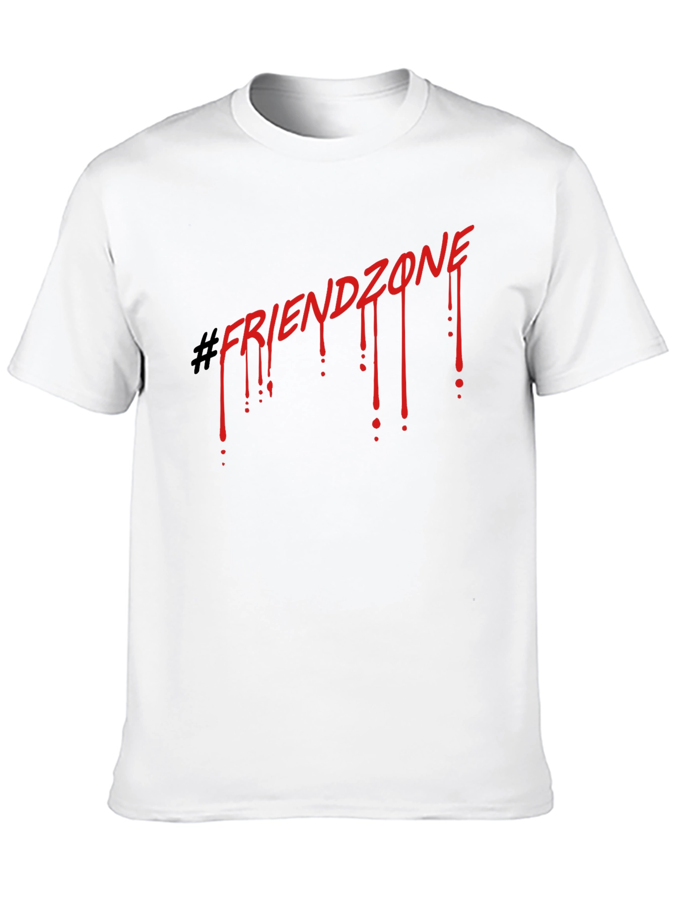 Friendzone Tee - Red Drip Design