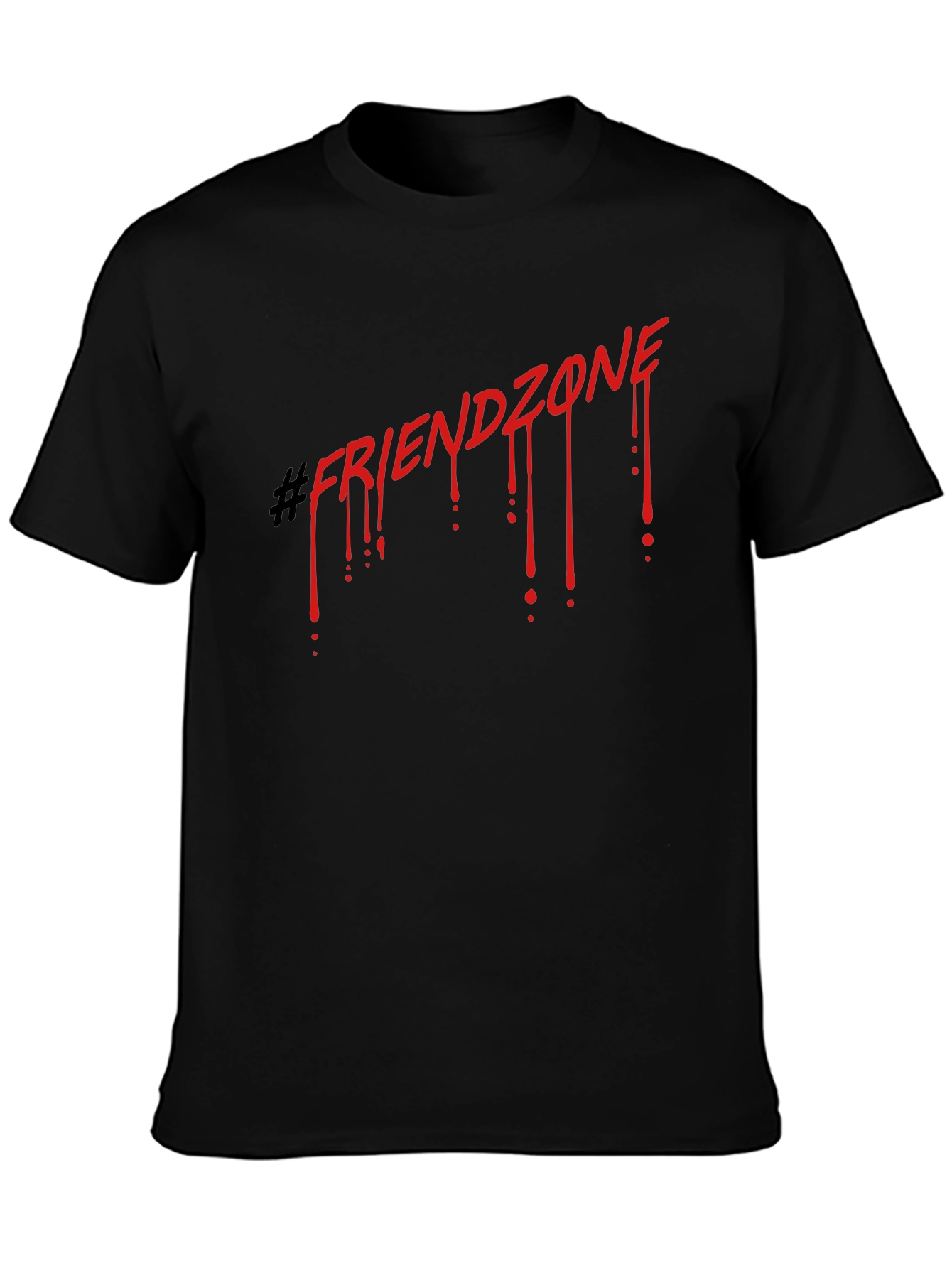 Friendzone Tee - Red Drip Design