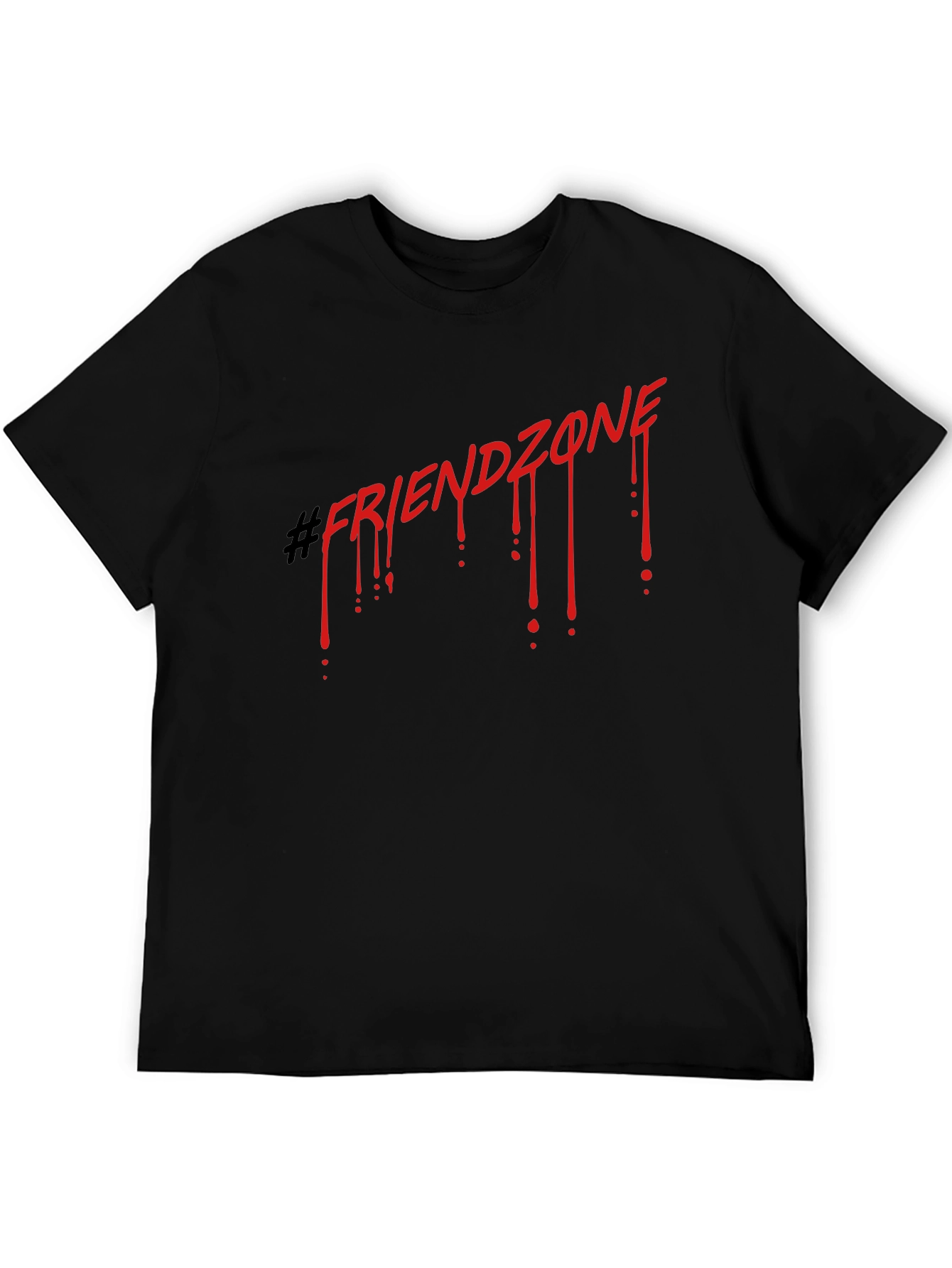 Friendzone Tee - Red Drip Design