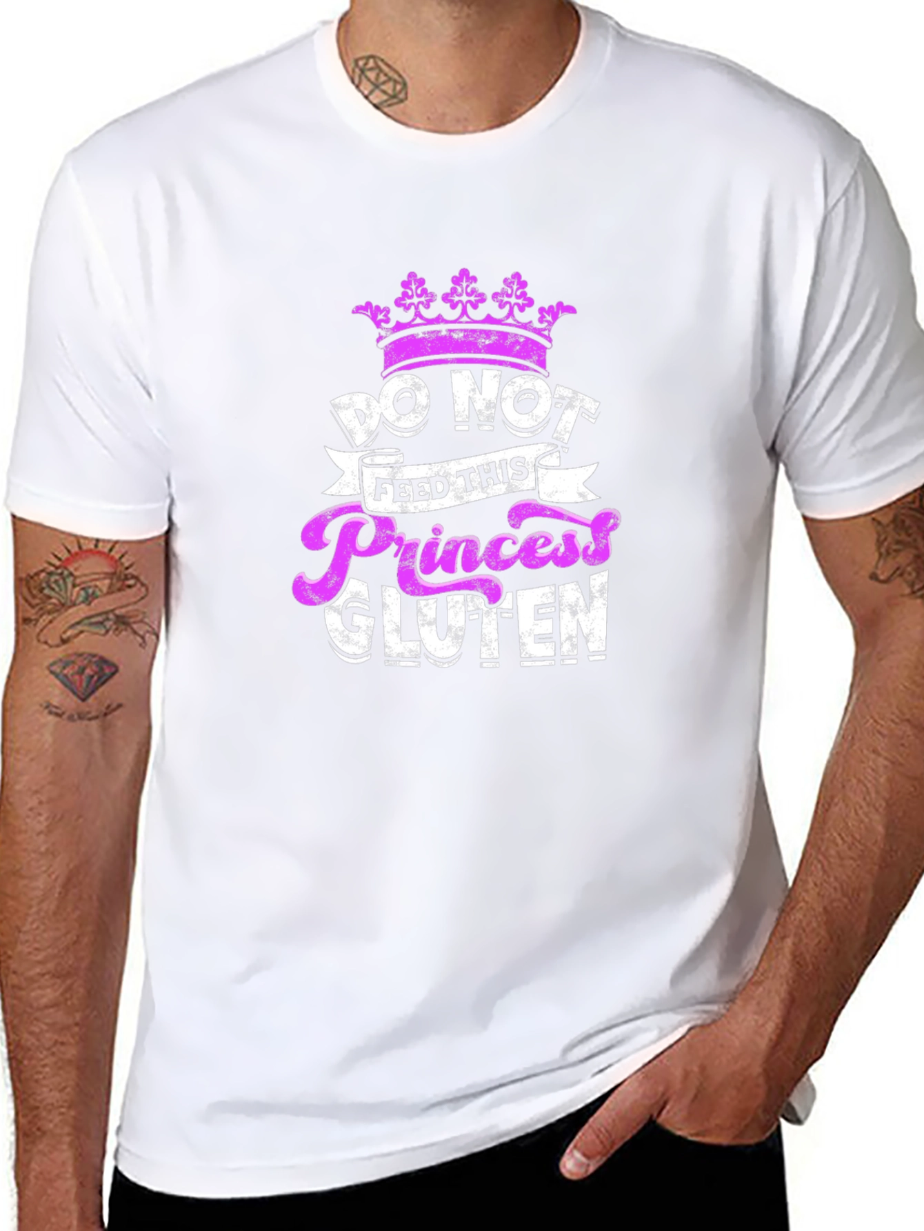 Do Not Feed Princess Gluten T-Shirt