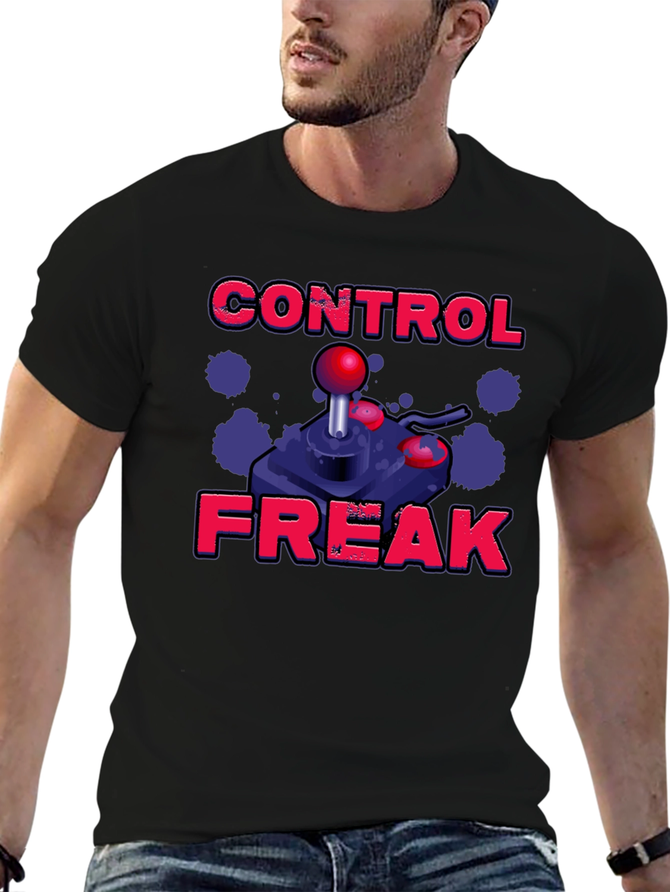 Control Freak Graphic T-Shirt - Gamer Style