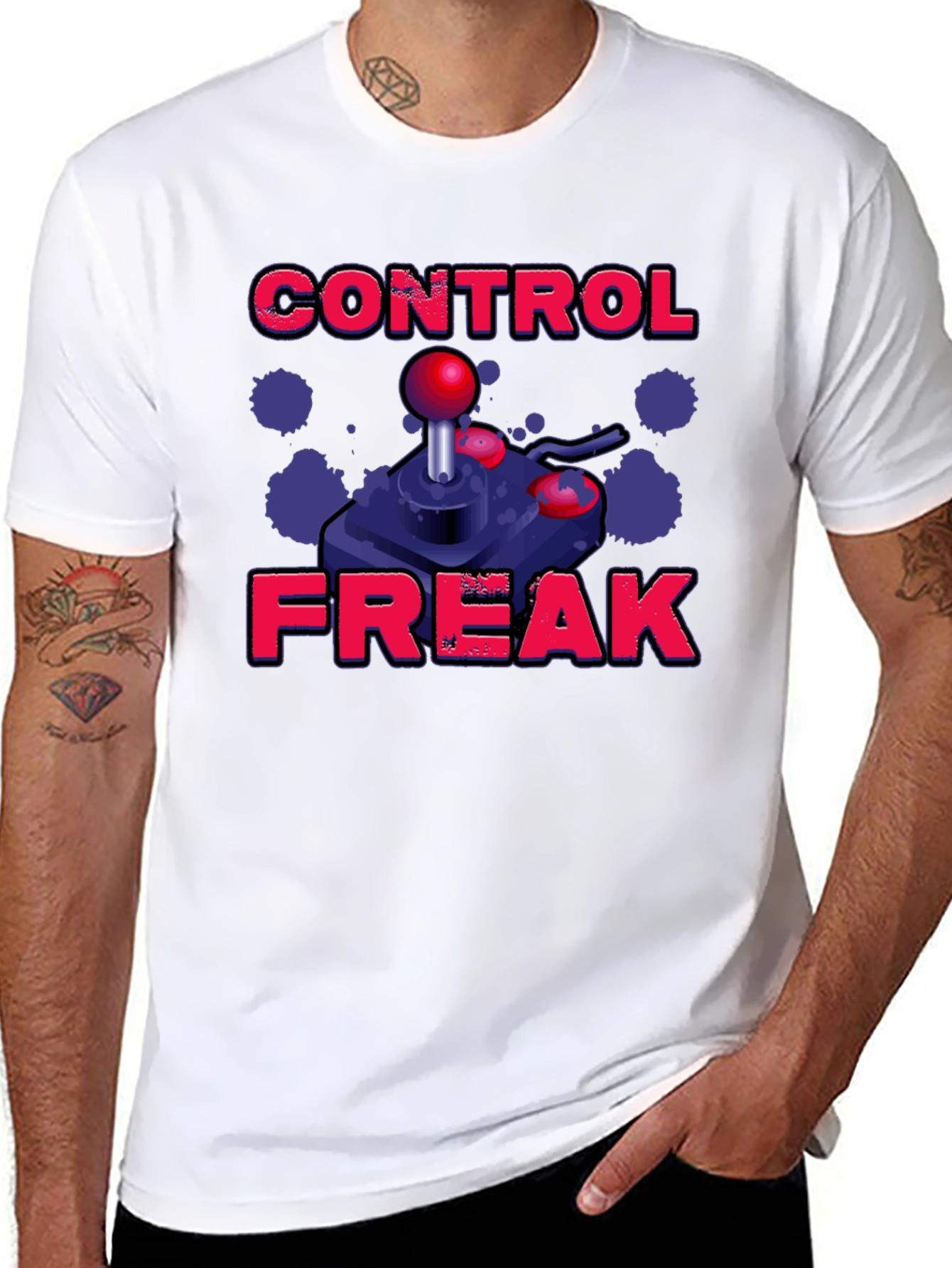 Control Freak Graphic T-Shirt - Gamer Style