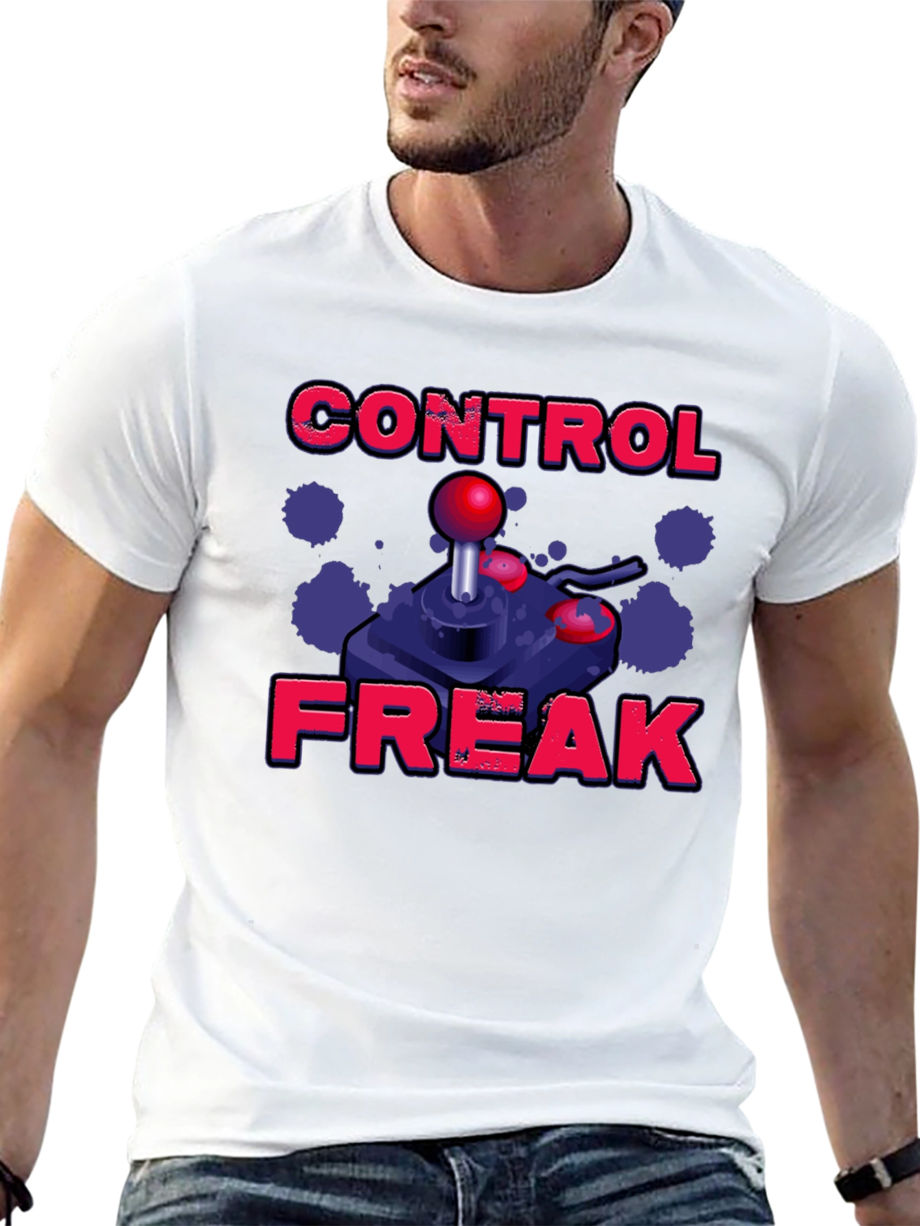 Control Freak Graphic T-Shirt - Gamer Style
