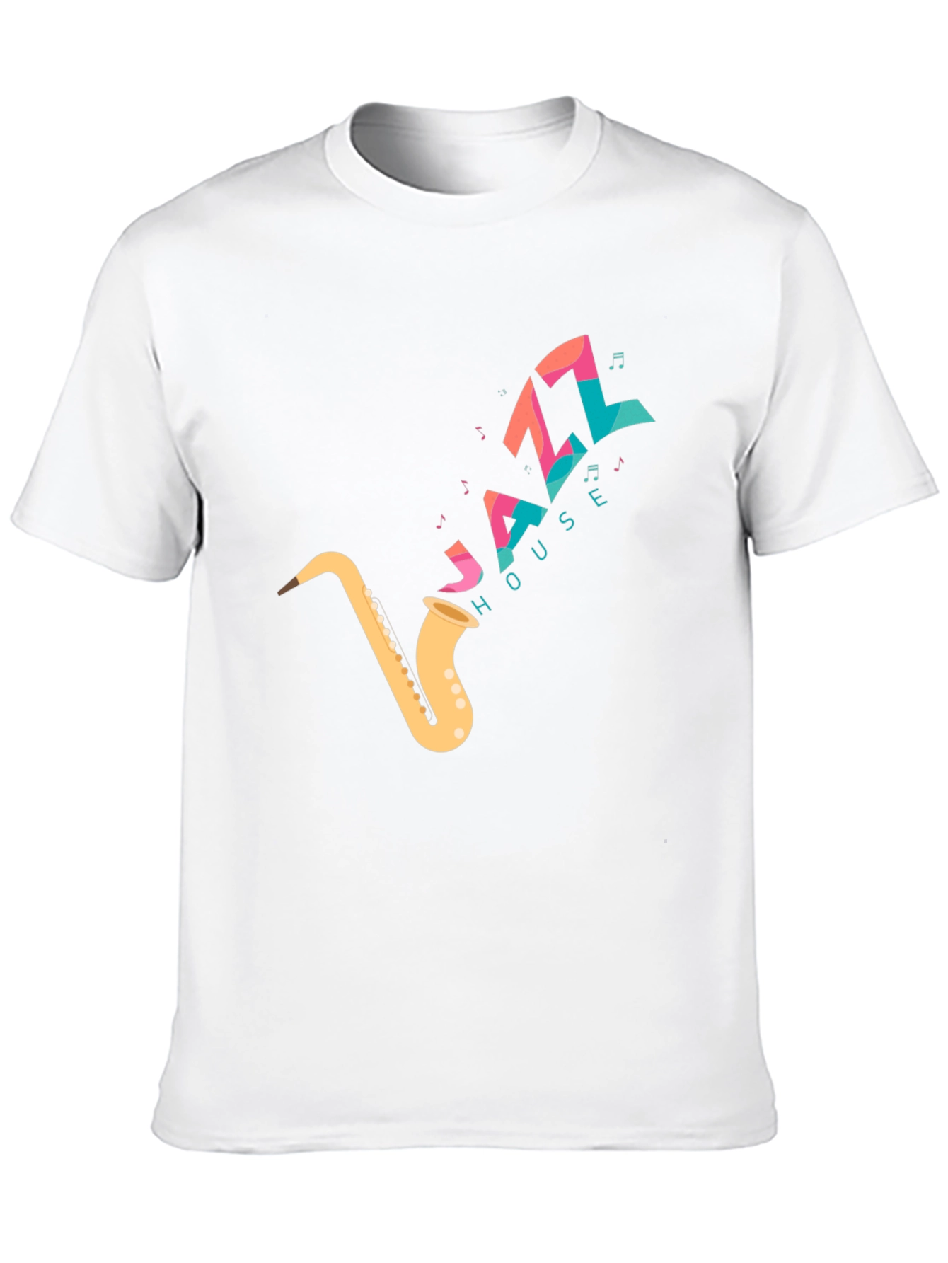 Jazz House Saxophone Graphic T-Shirt