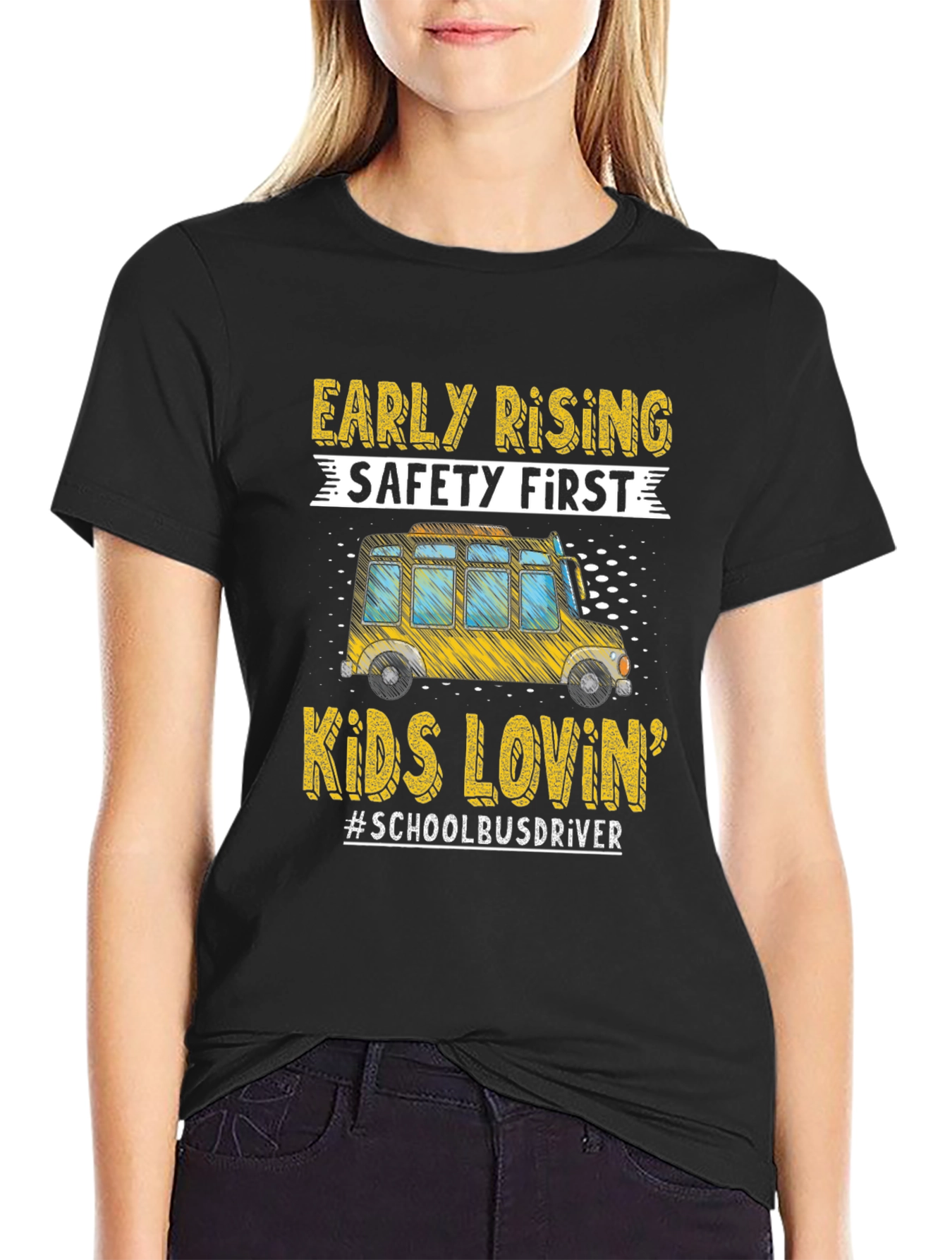 Early Rising School Bus Driver T-Shirt