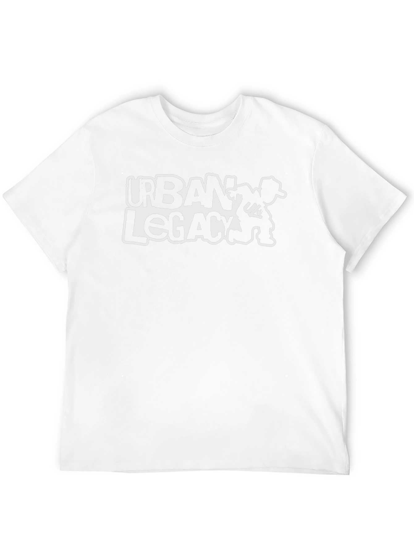 Urban Legacy Graphic Tee - Black Cotton Casual