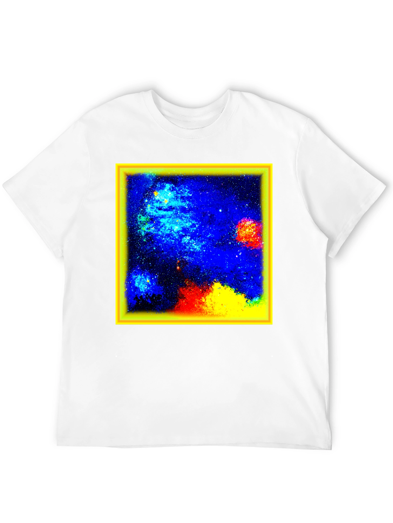 Nebula Graphic Tee - Black Cotton Blend