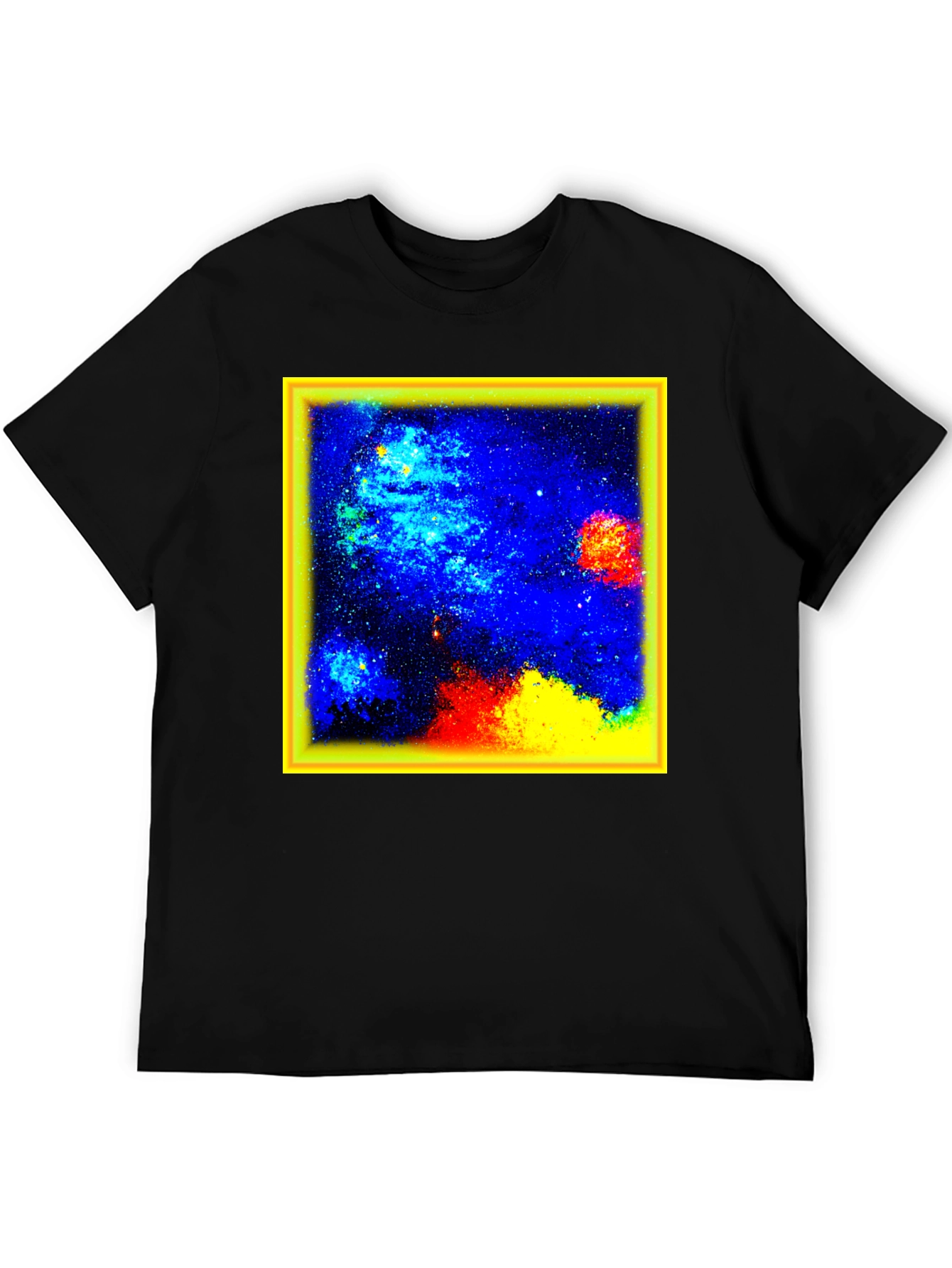 Nebula Graphic Tee - Black Cotton Blend