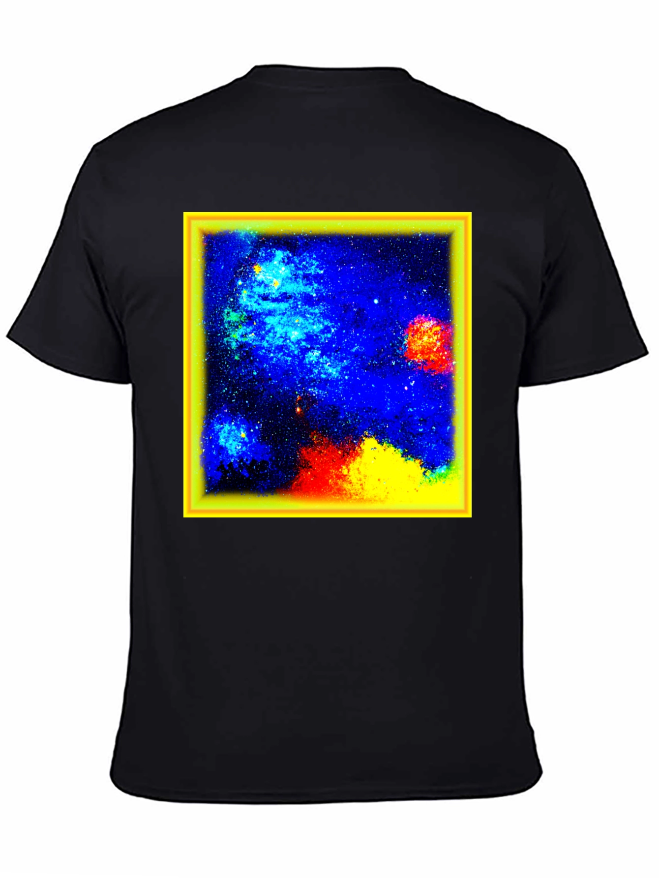 Nebula Graphic Tee - Black Cotton Blend
