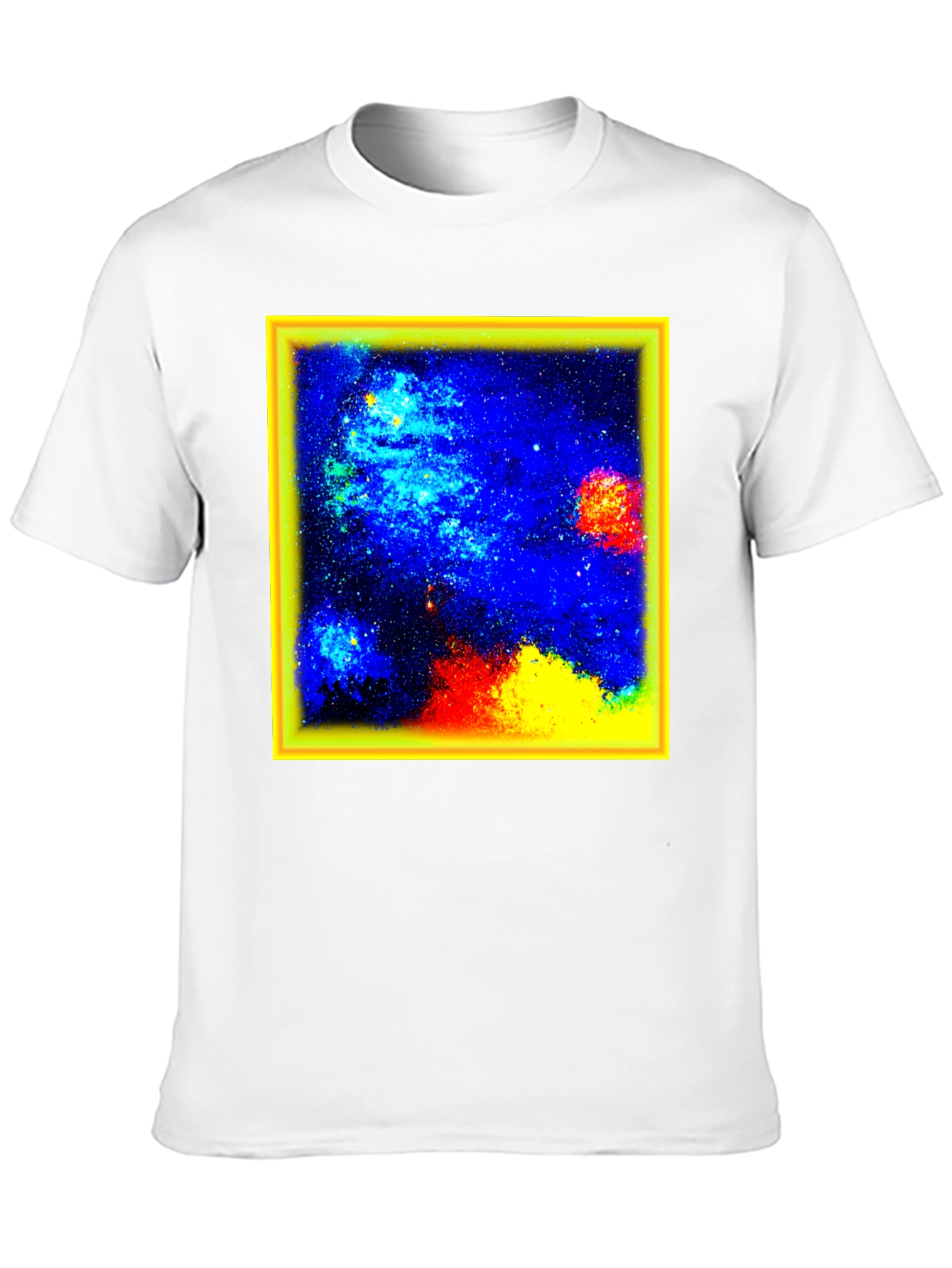 Nebula Graphic Tee - Black Cotton Blend