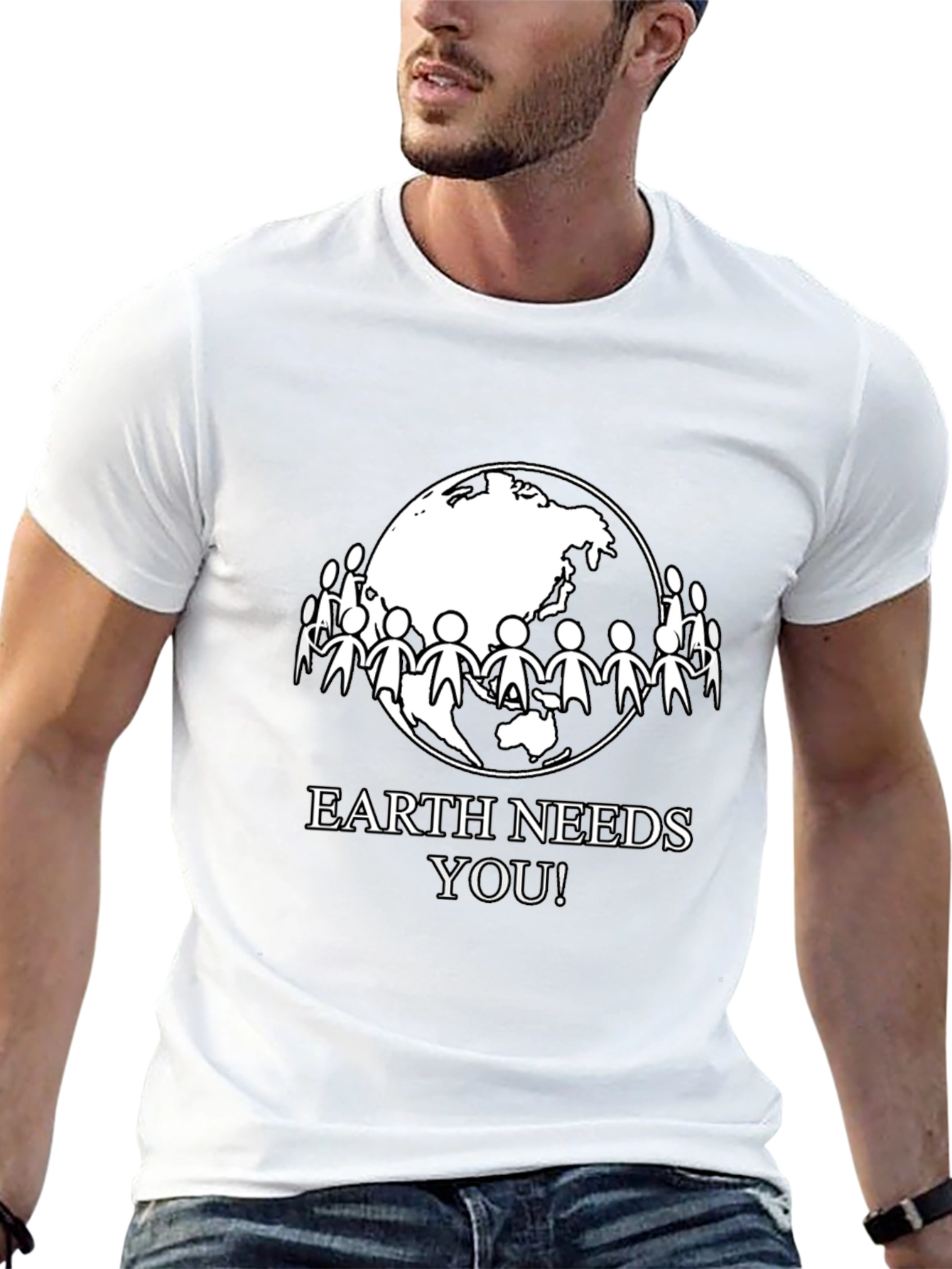 Earth Needs You T-Shirt - Eco-Friendly Design