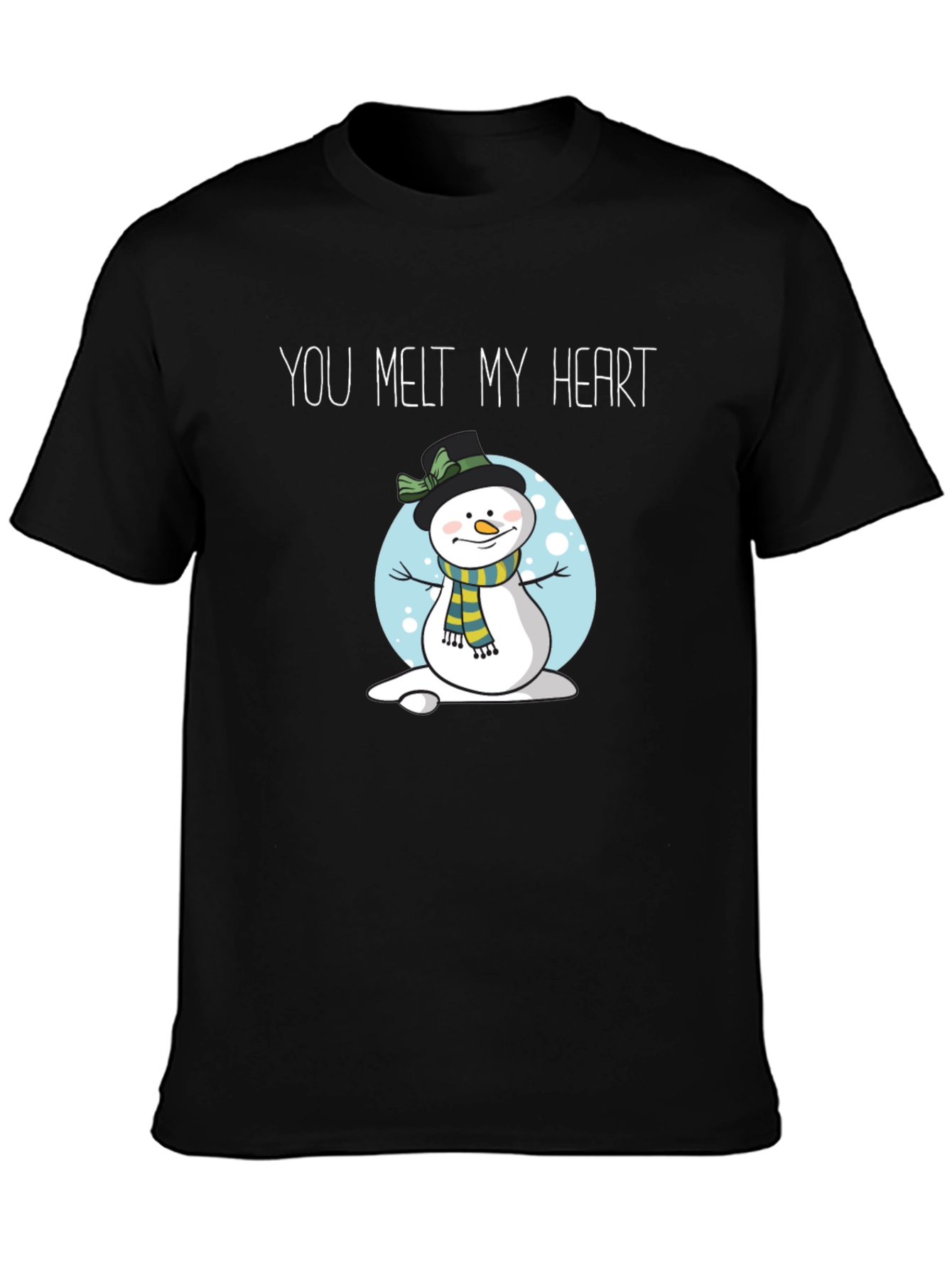 You Melt My Heart Snowman Graphic T-Shirt