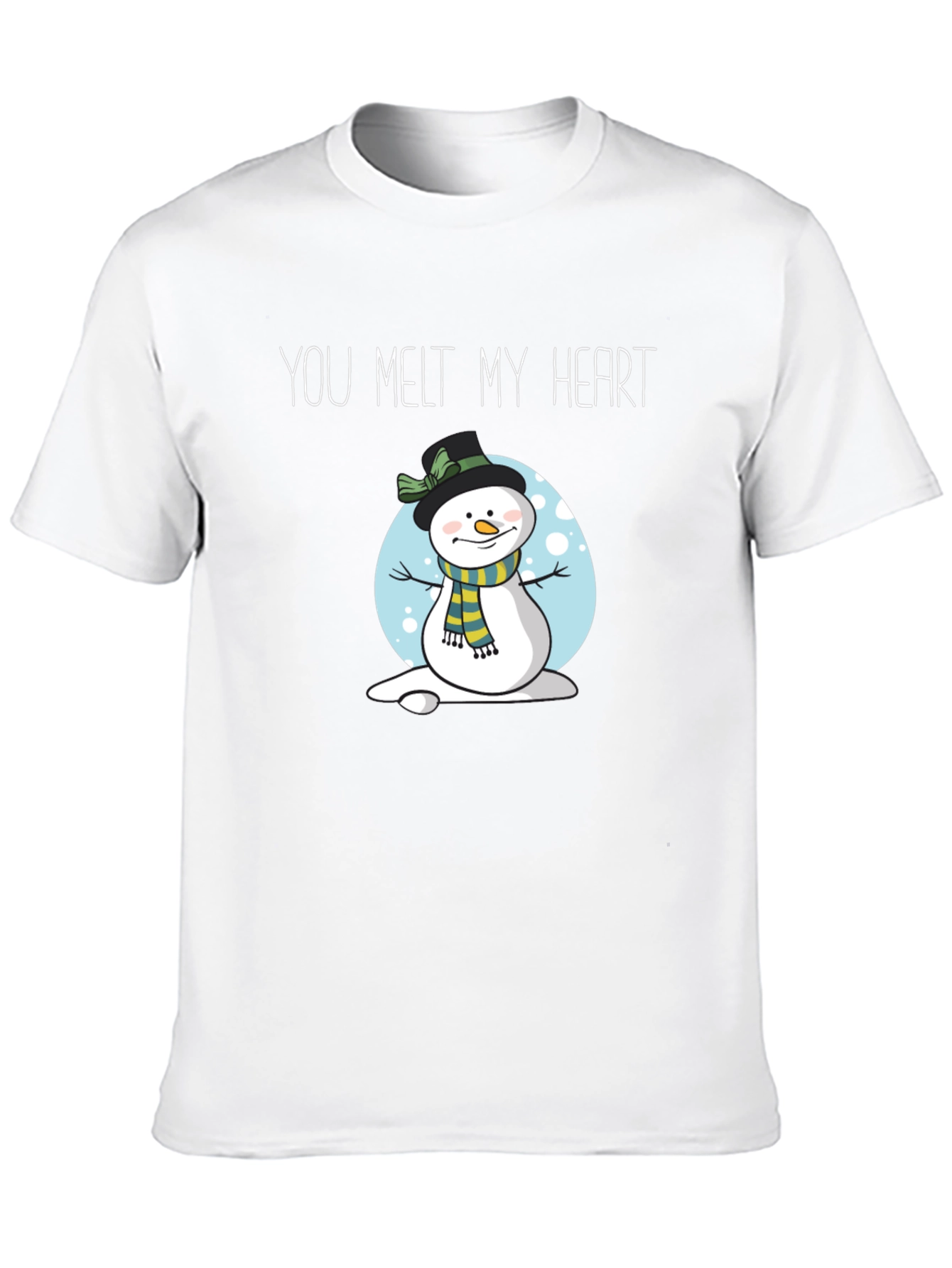 You Melt My Heart Snowman Graphic T-Shirt