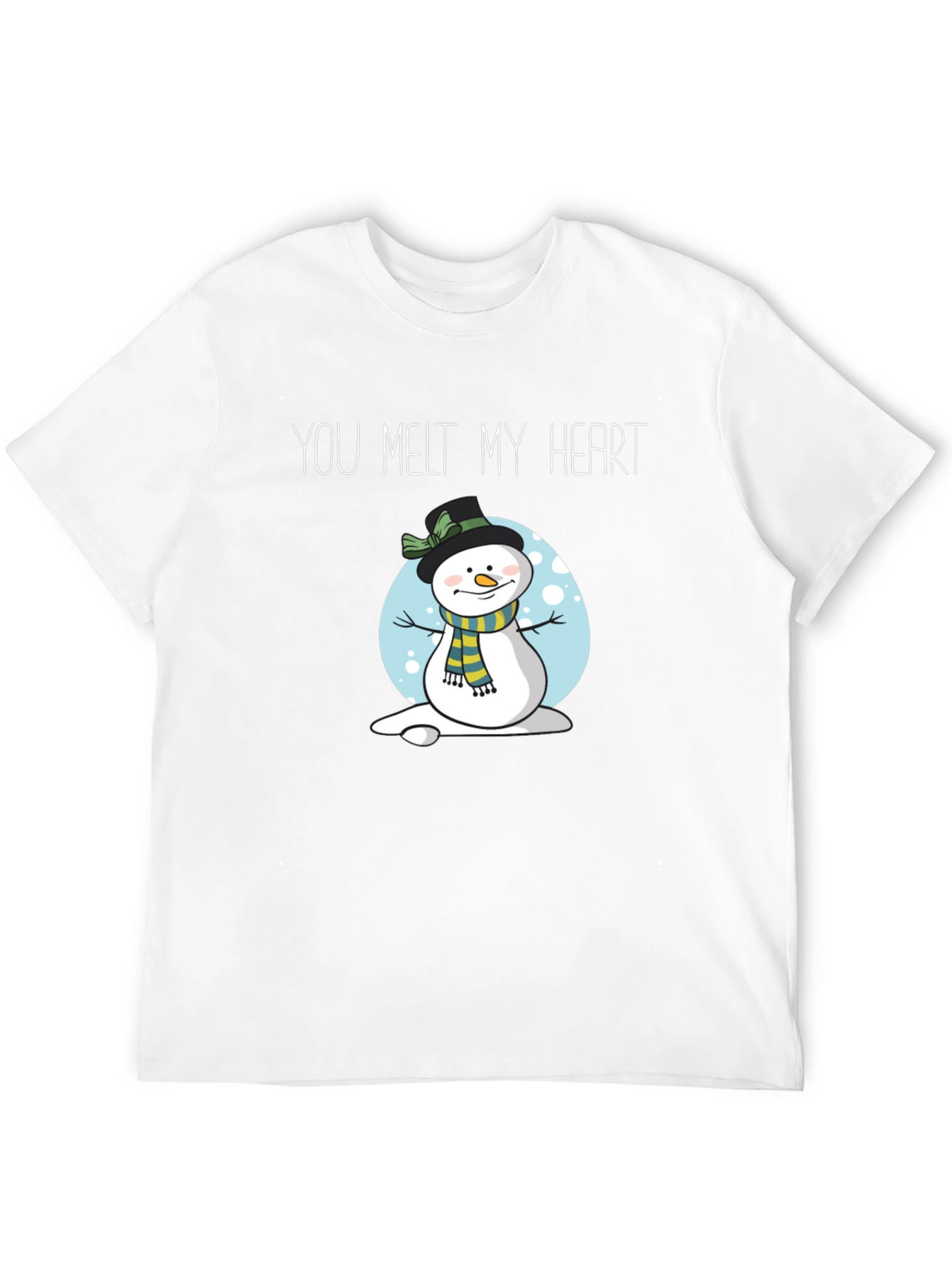 You Melt My Heart Snowman Graphic T-Shirt