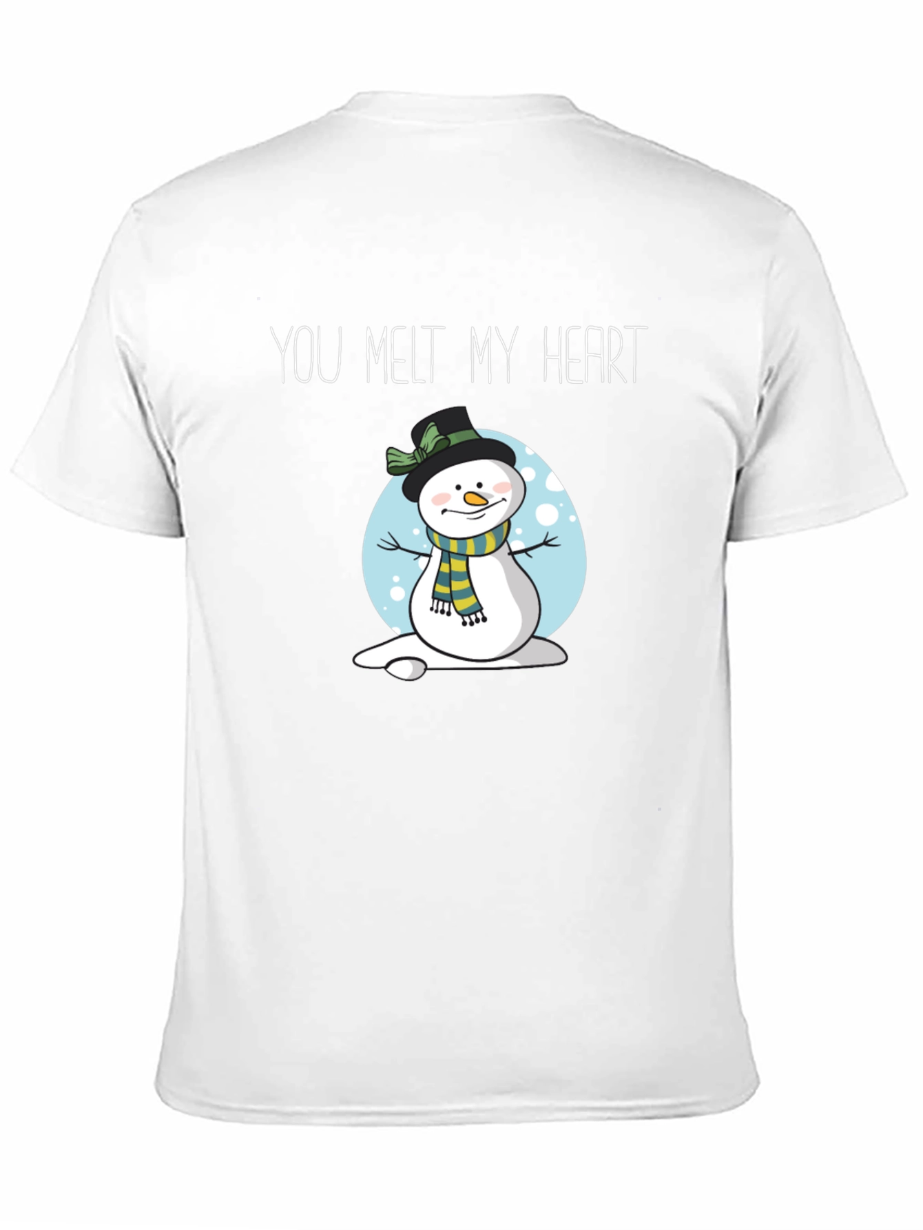 You Melt My Heart Snowman Graphic T-Shirt