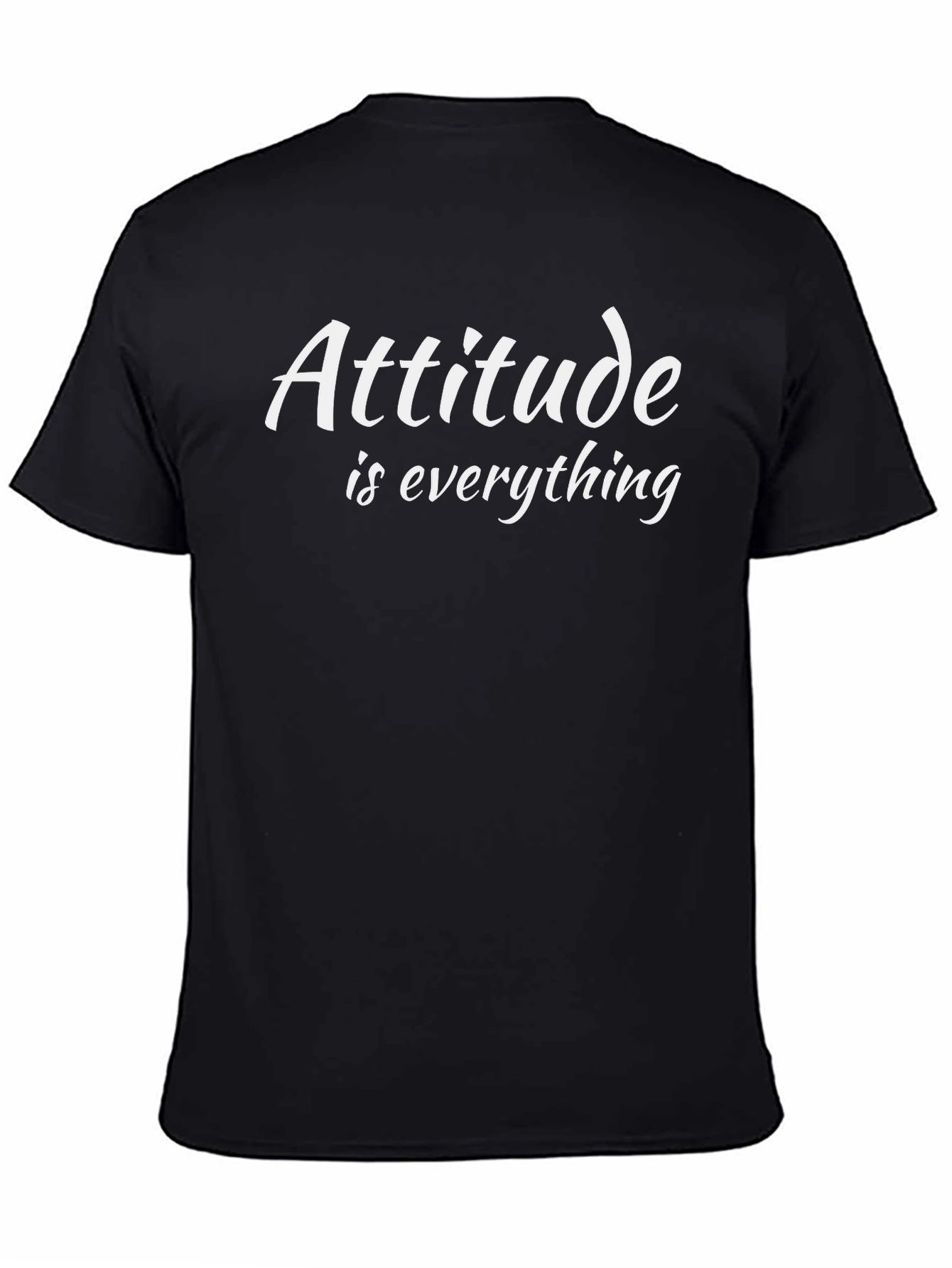 Attitude is Everything Graphic T-Shirt - Black