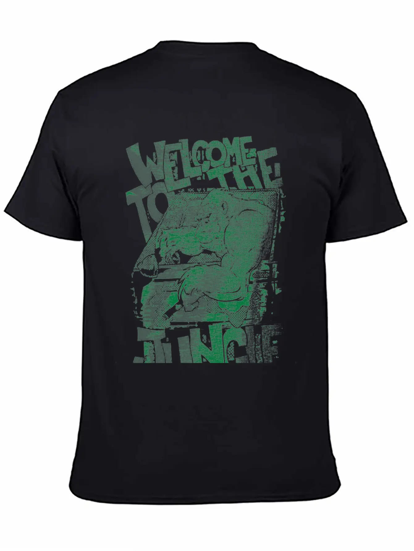 Welcome To The Jungle Unisex Casual T-Shirt – Clean Design For Daily Comfort