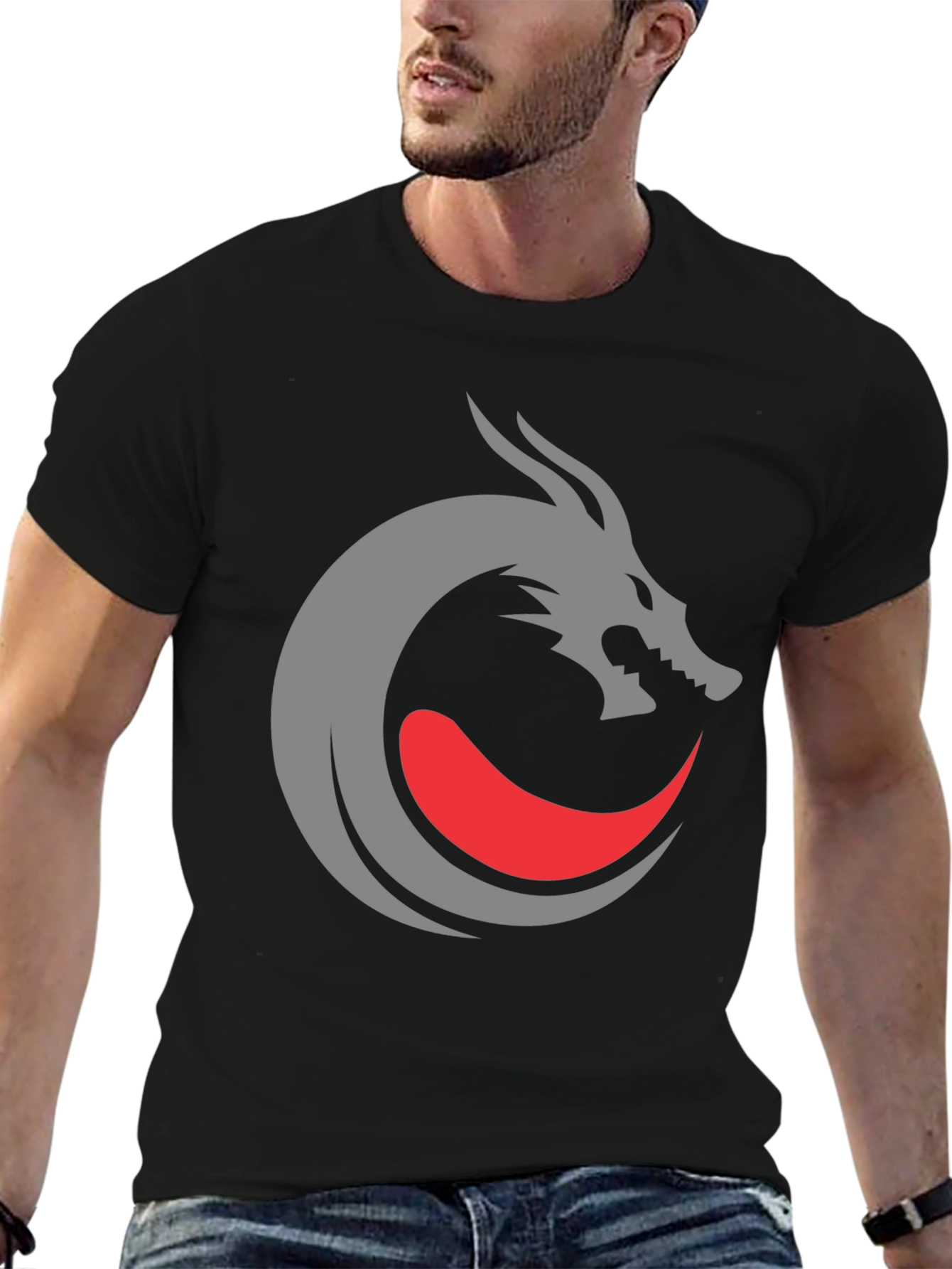 Dragon Graphic Tee - Modern Streetwear Shirt
