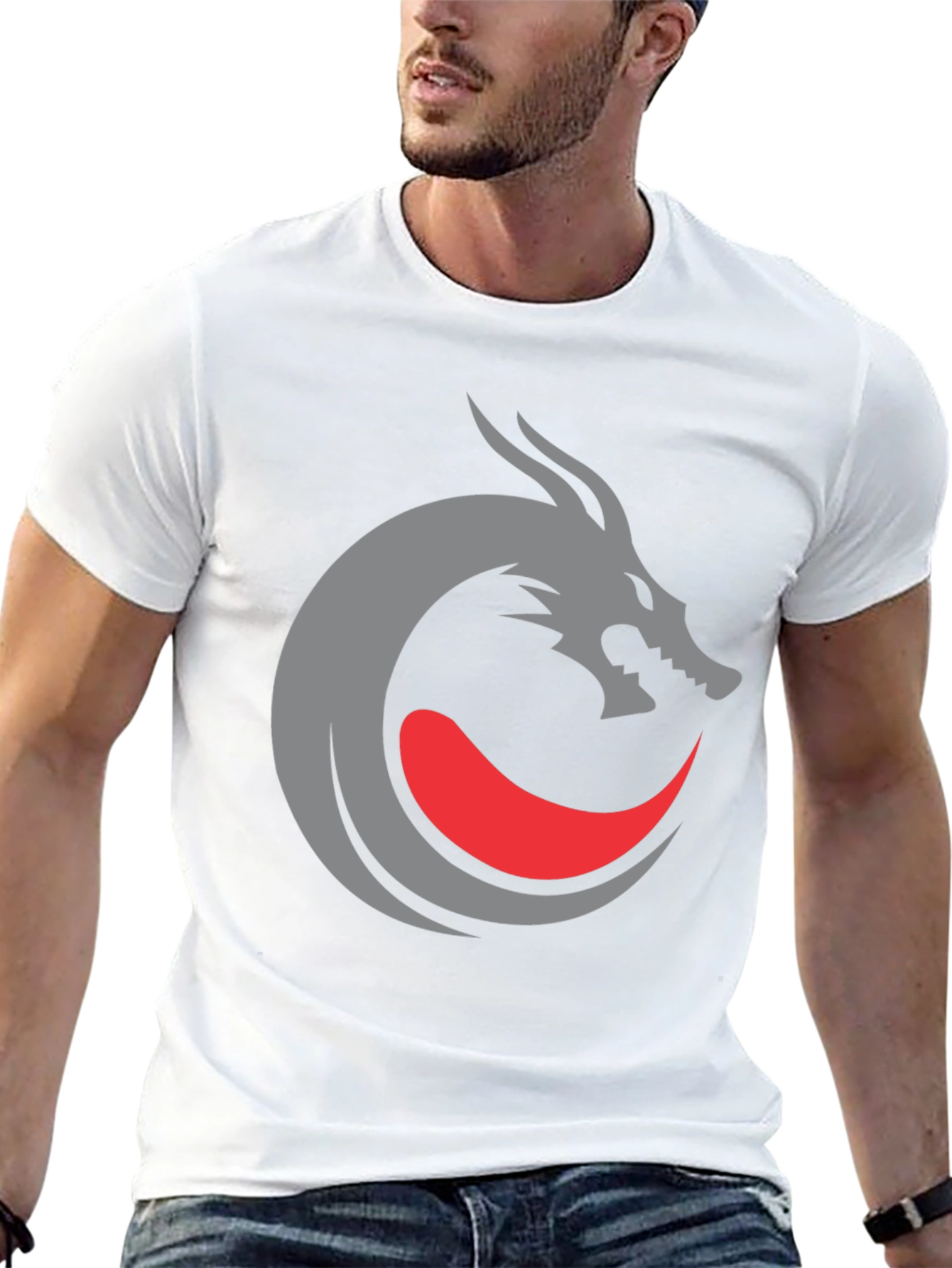 Dragon Graphic Tee - Modern Streetwear Shirt