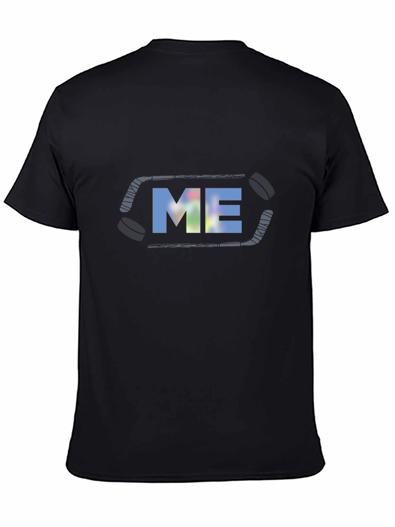 Hockey ME Graphic Tee - Stylish Black T-Shirt