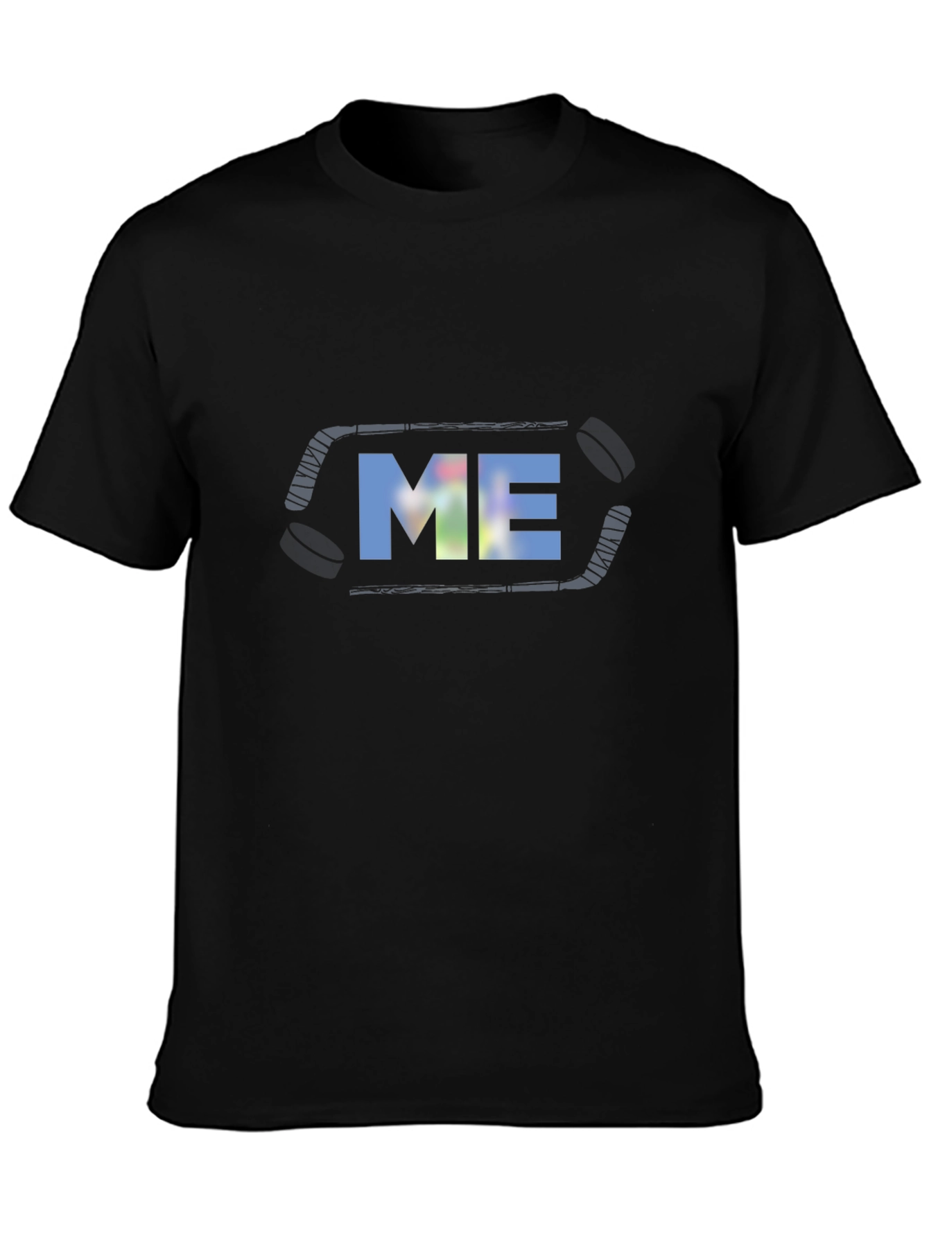 Hockey ME Graphic Tee - Stylish Black T-Shirt