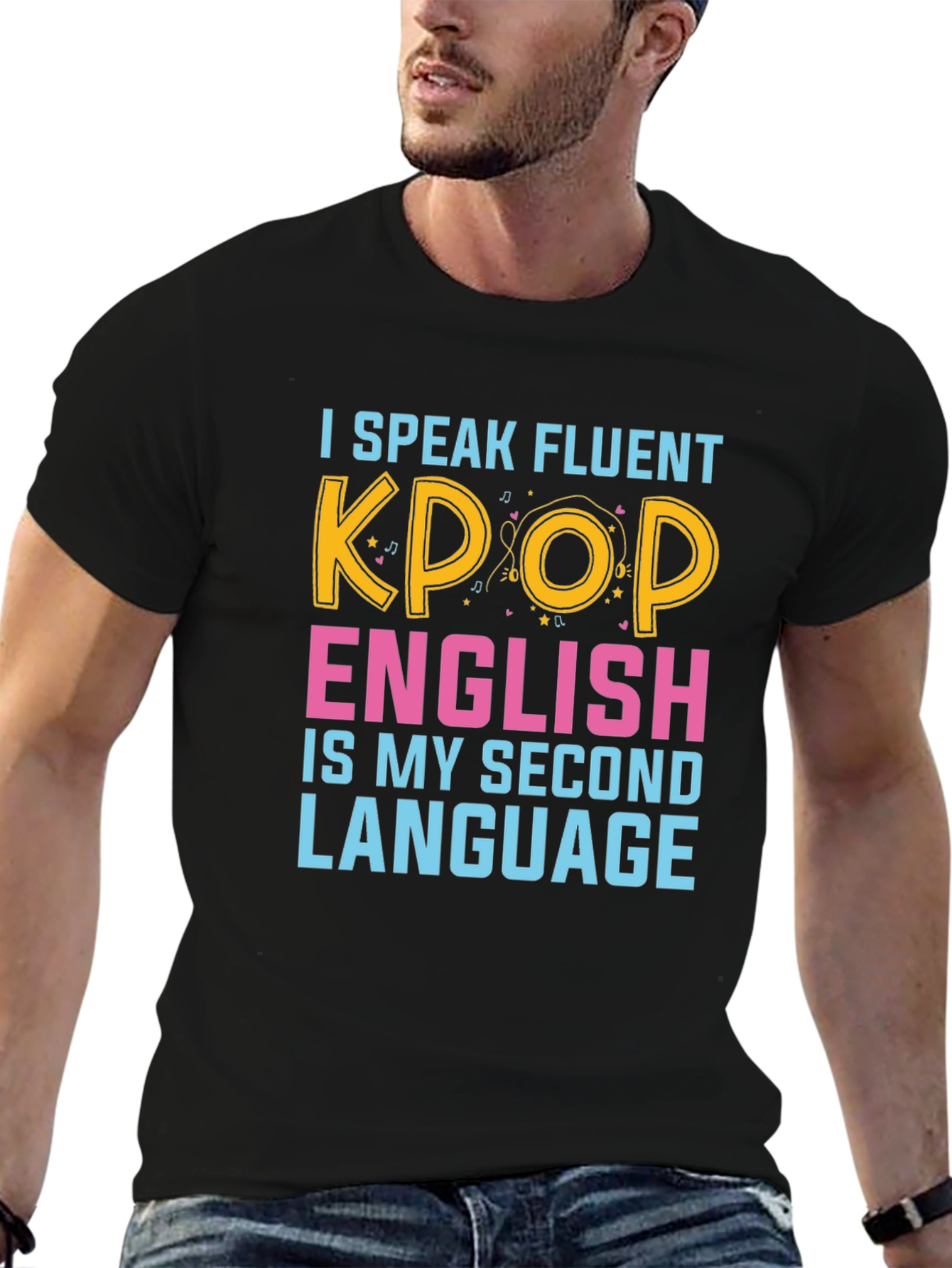 I Speak Fluent Kpop Funny Graphic T-Shirt