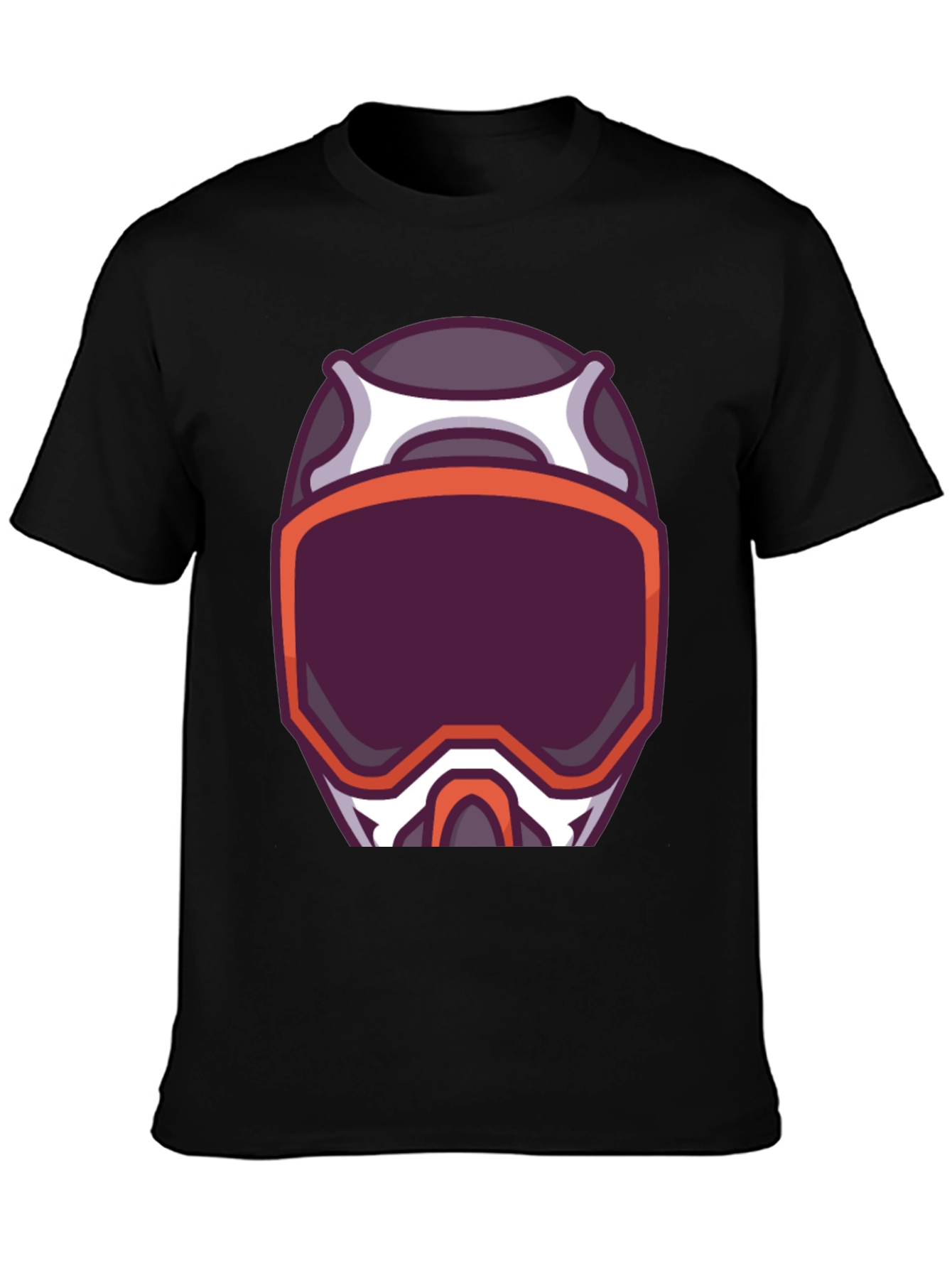 Helmet Graphic Tee - Bold Design Comfortable Fit