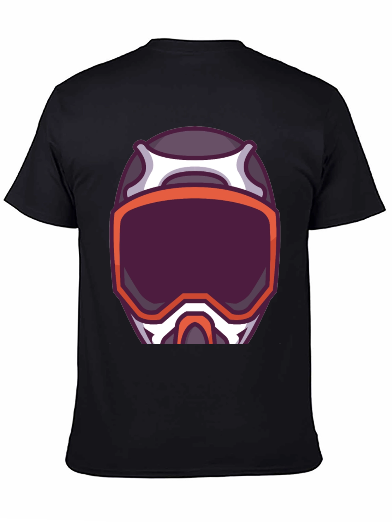 Helmet Graphic Tee - Bold Design Comfortable Fit