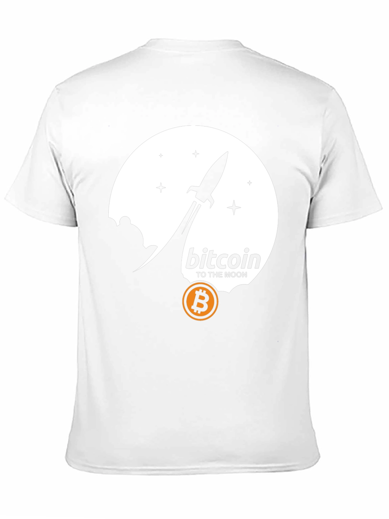 Bitcoin To The Moon Black T-Shirt