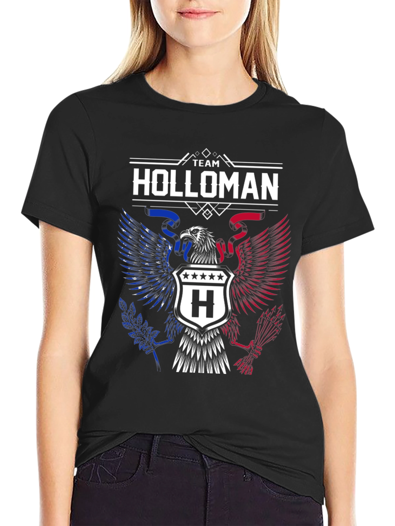 Team Holloman Patriotic Eagle T-Shirt