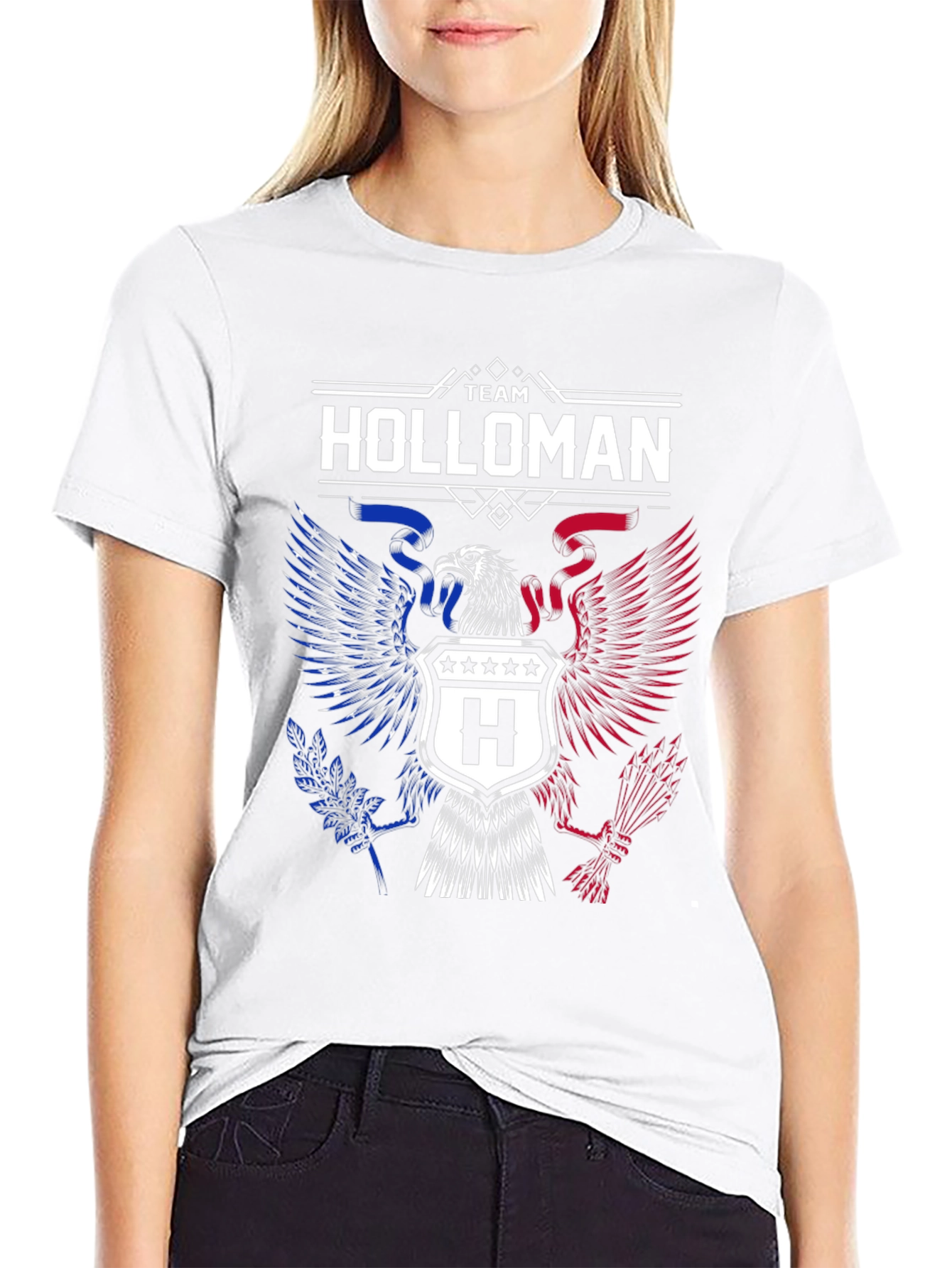 Team Holloman Patriotic Eagle T-Shirt