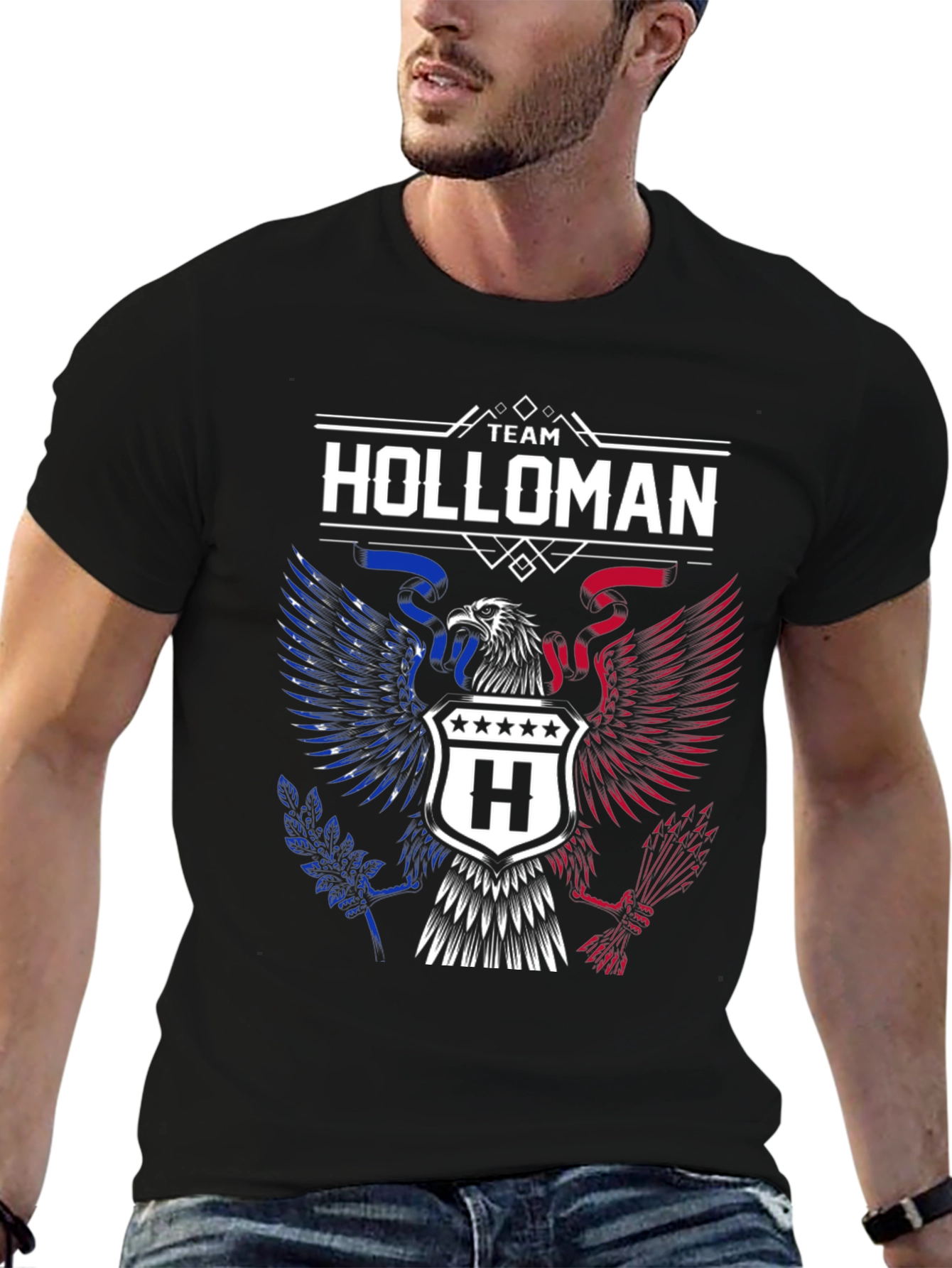 Team Holloman Patriotic Eagle T-Shirt
