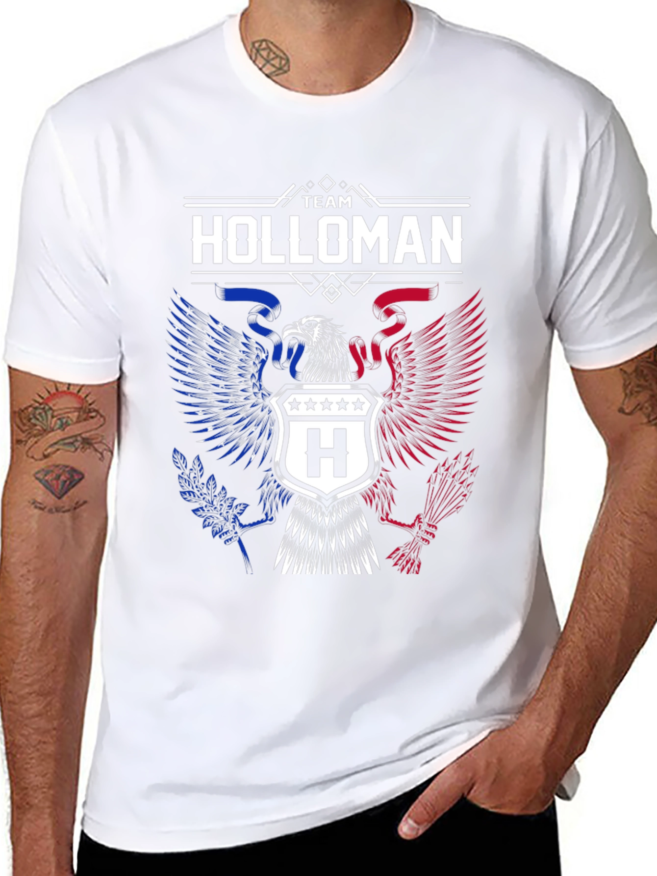 Team Holloman Patriotic Eagle T-Shirt