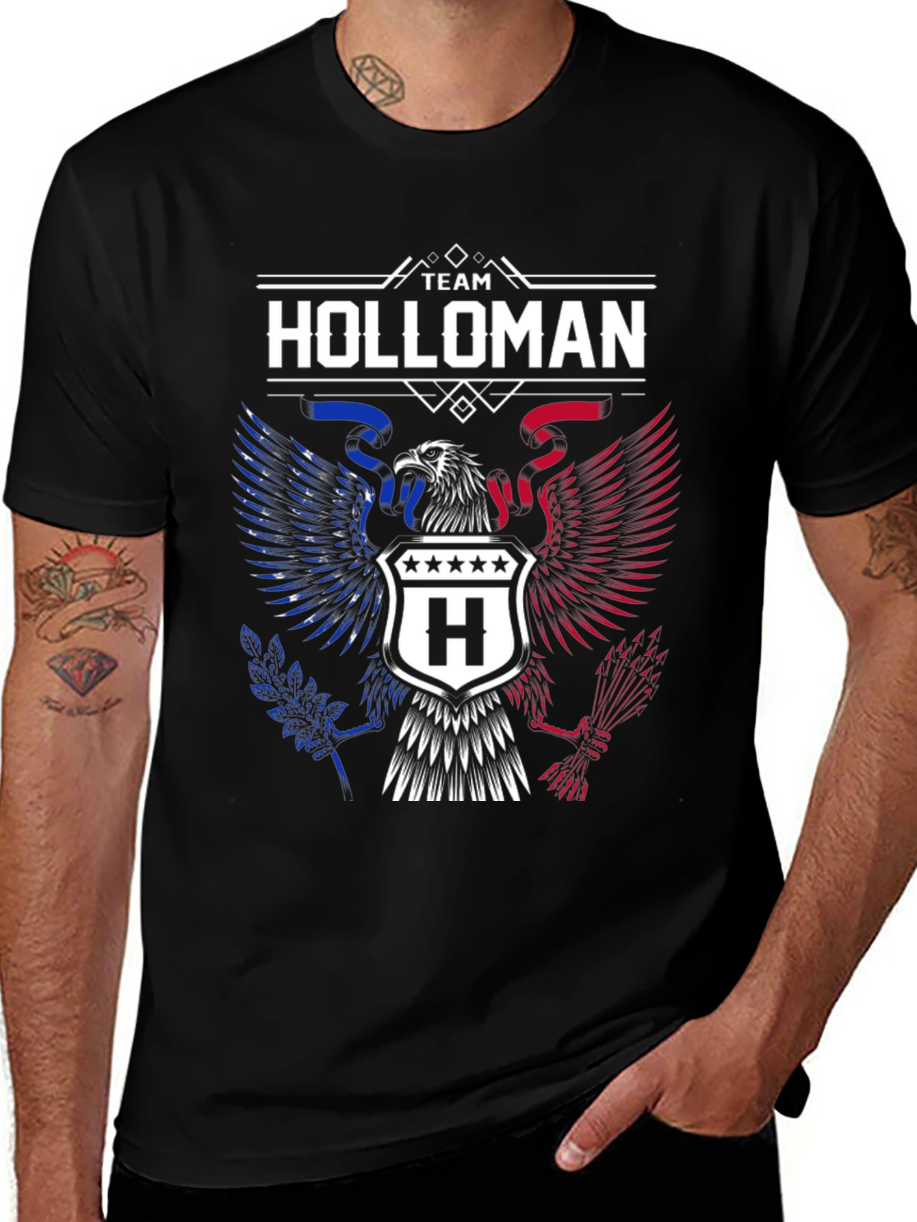 Team Holloman Patriotic Eagle T-Shirt