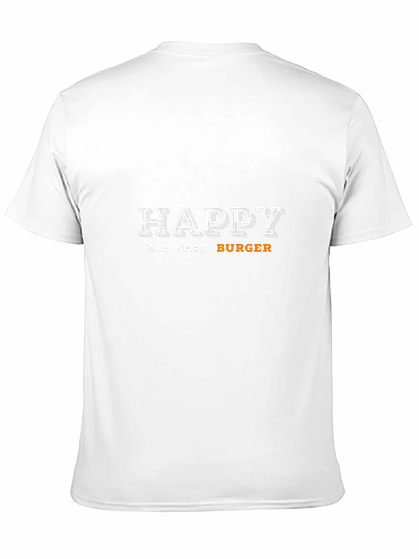 Happy Me Feat. Burger Black T-Shirt