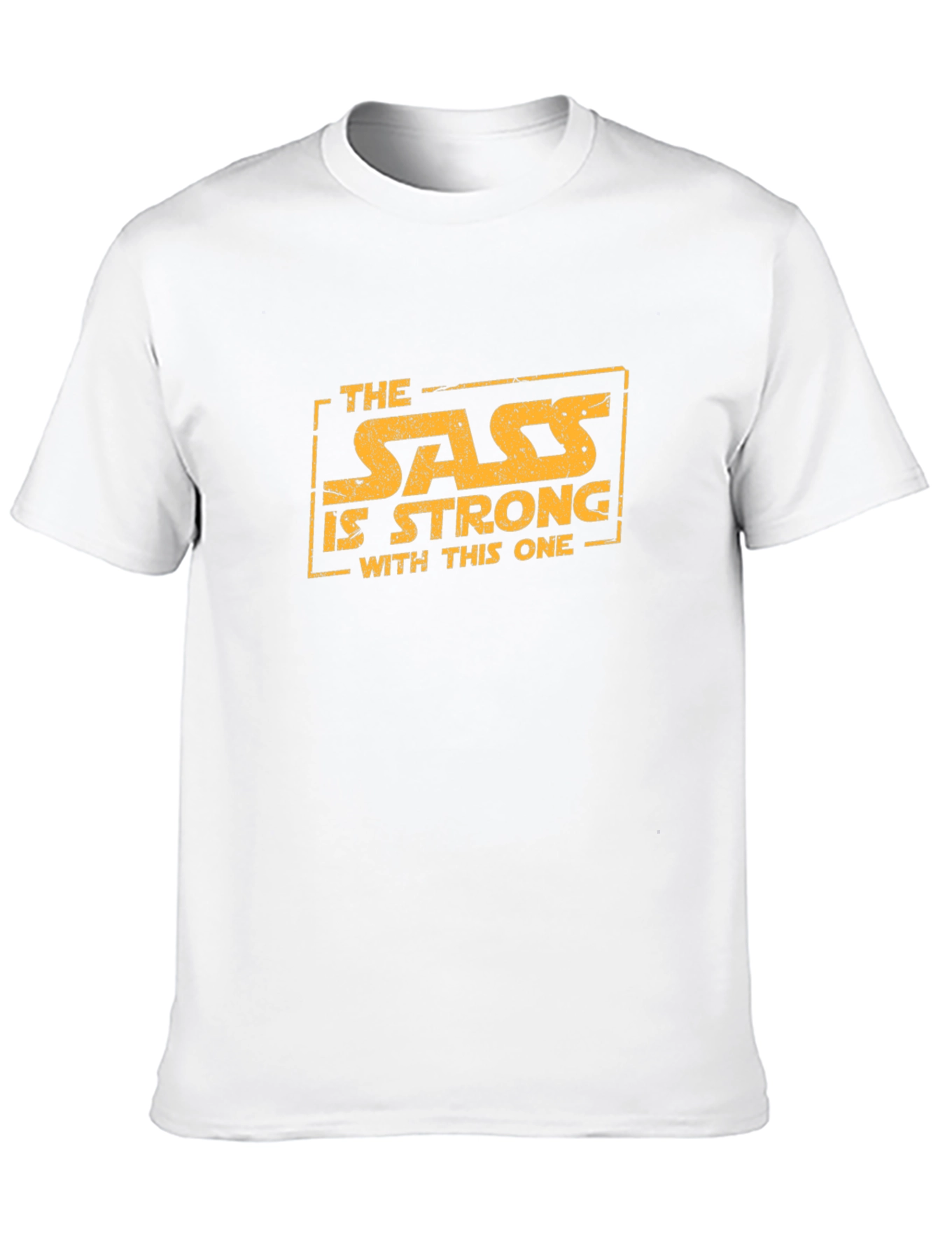 Sass Is Strong Black T-Shirt