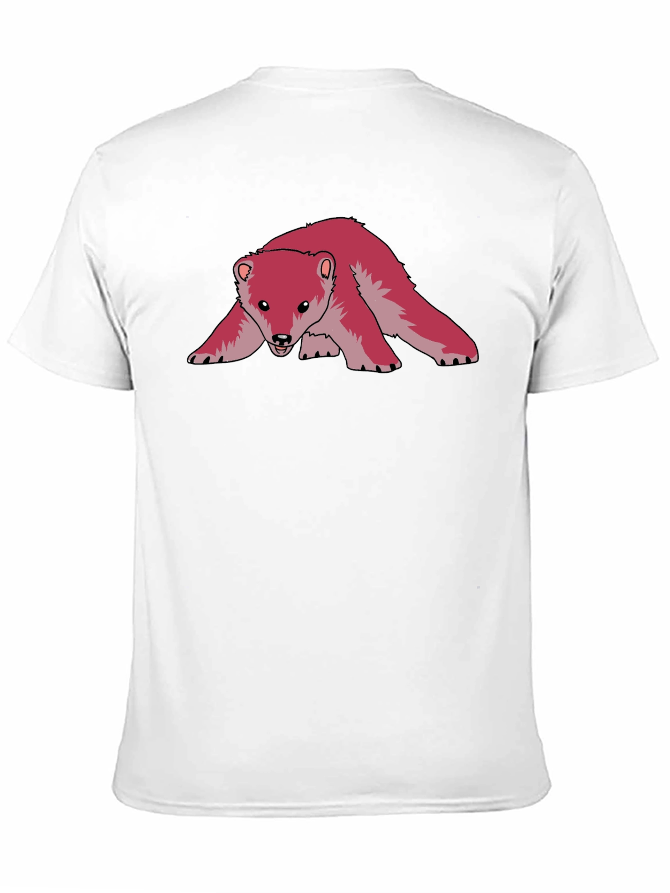 Cool Pink Bear Graphic Tee