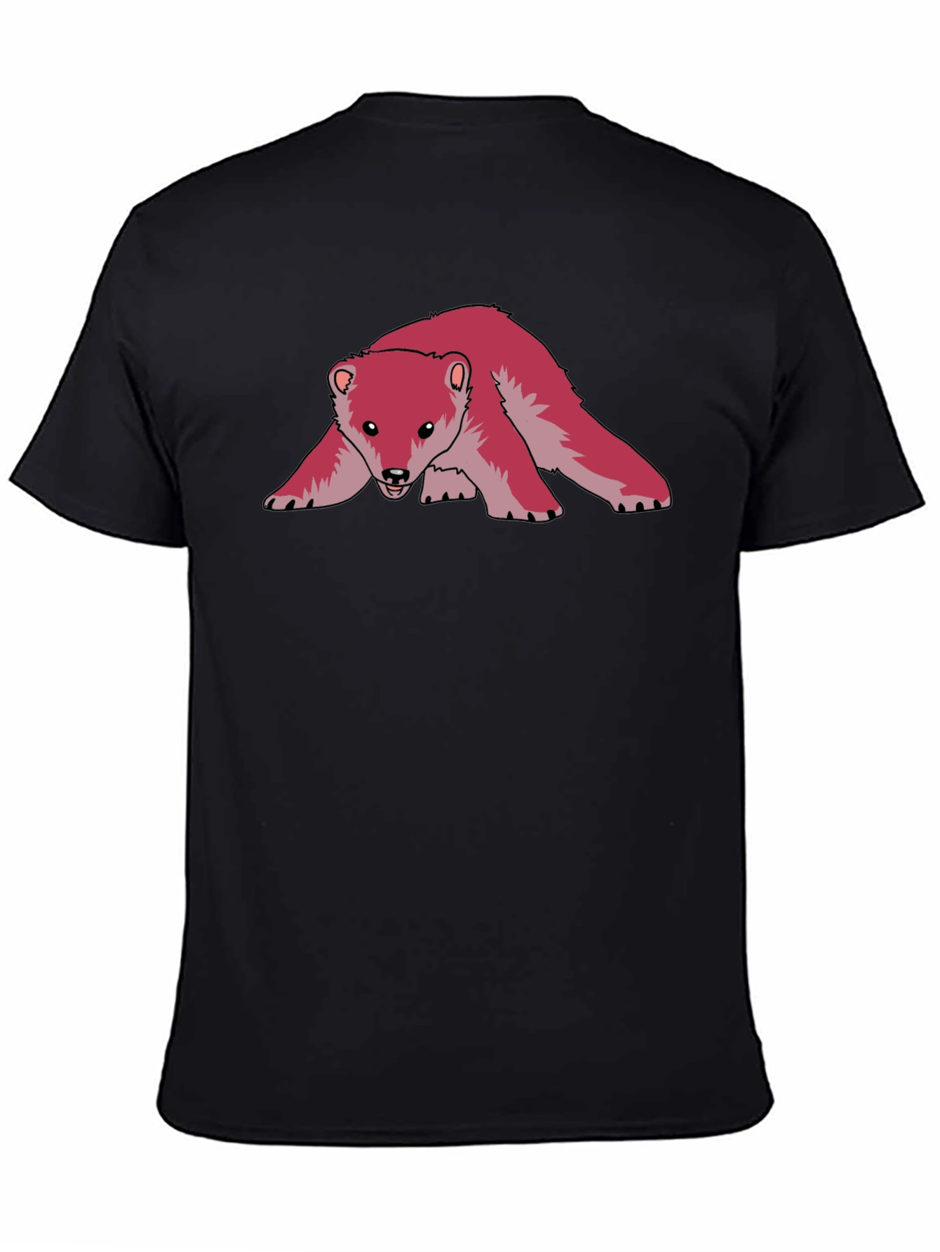 Cool Pink Bear Graphic Tee