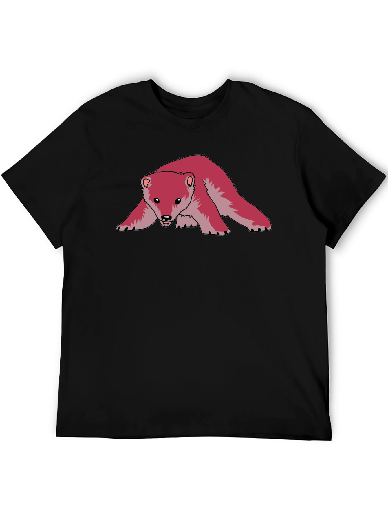 Cool Pink Bear Graphic Tee
