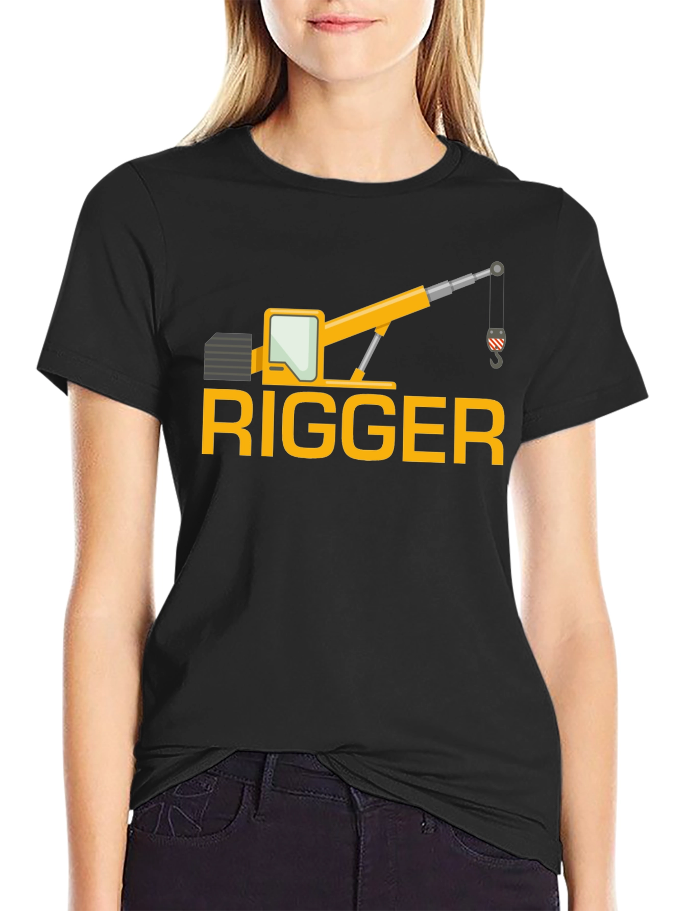 Rigger Crane Operator Graphic T-Shirt - Heavy Duty
