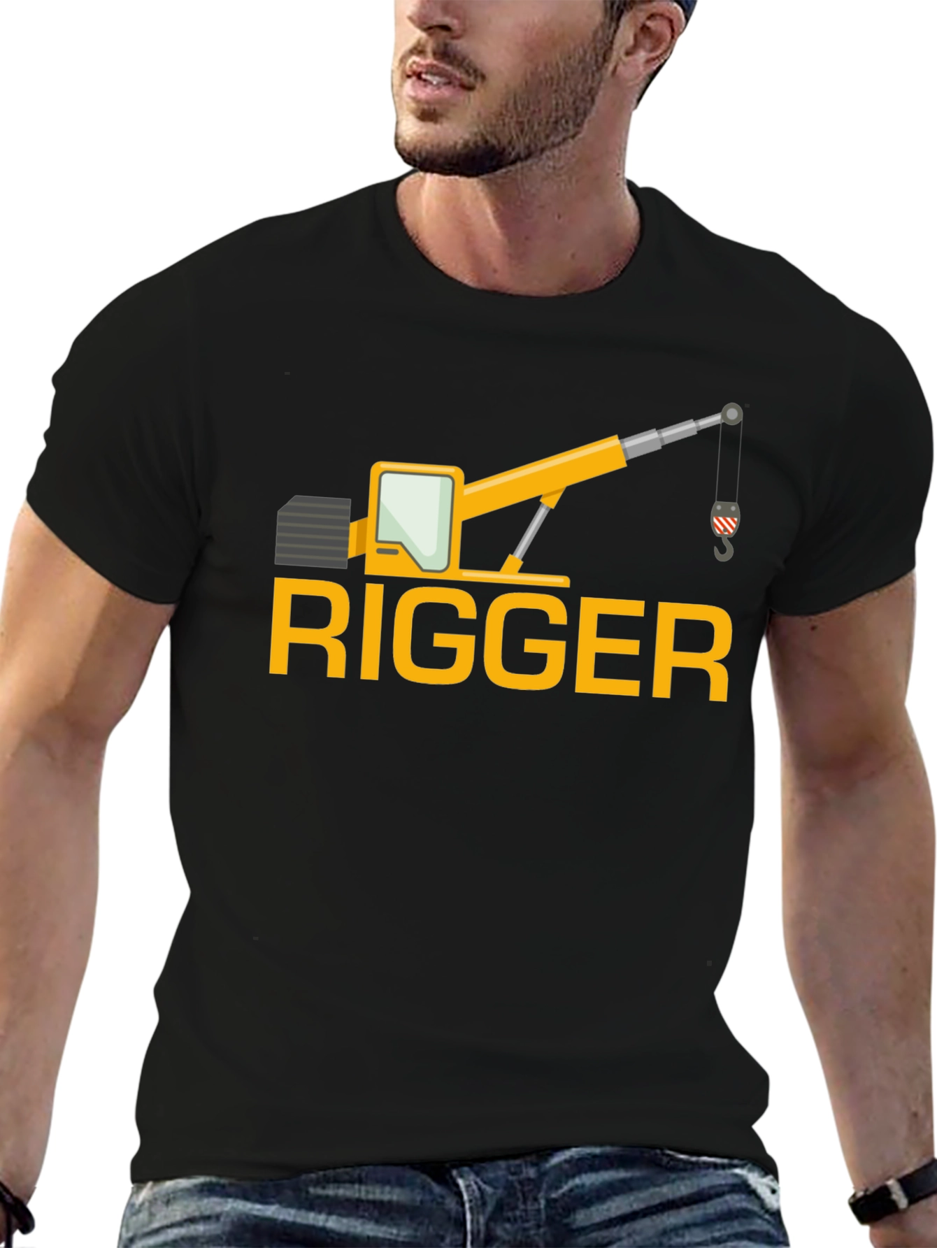 Rigger Crane Operator Graphic T-Shirt - Heavy Duty