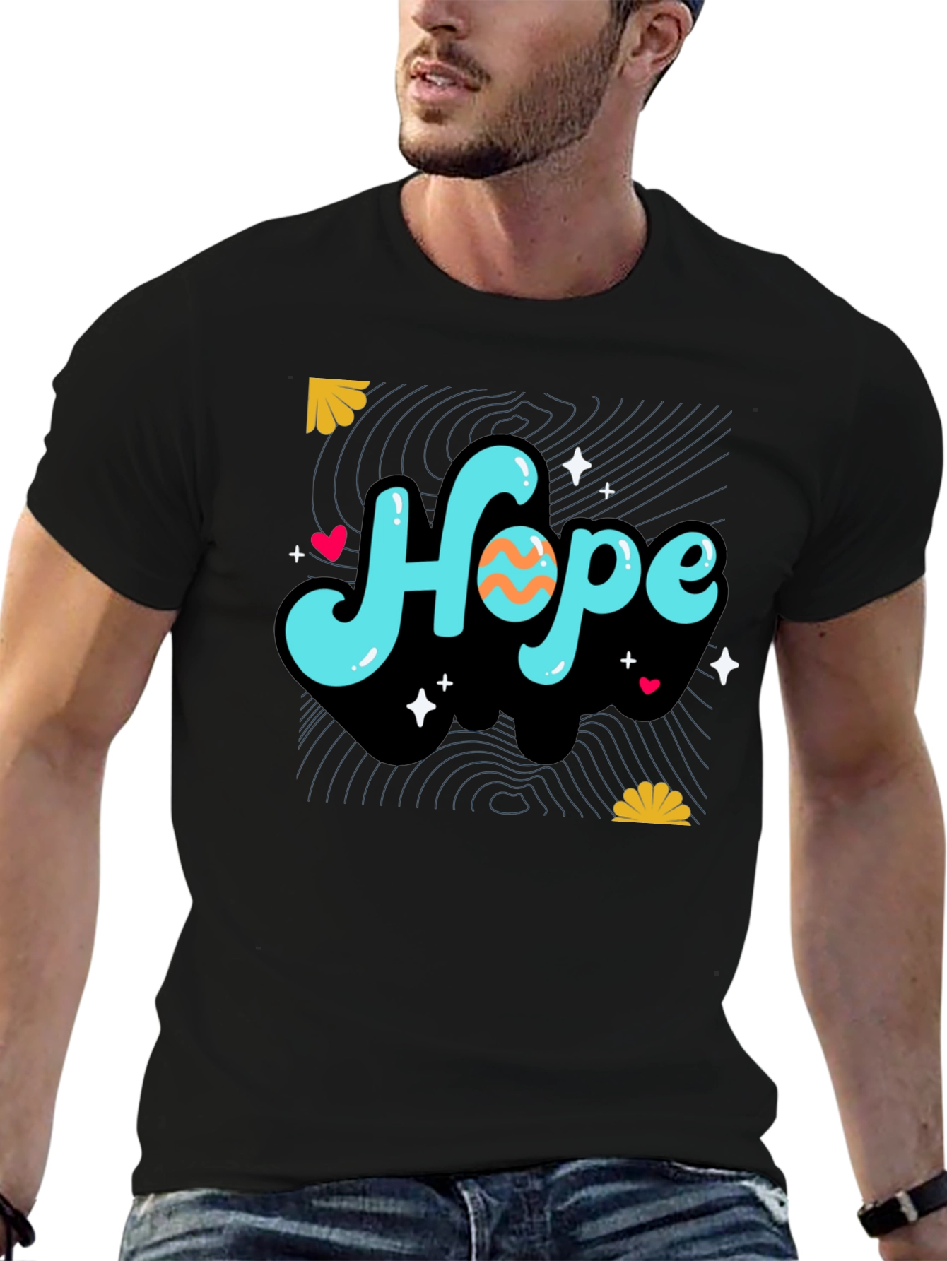 Hope Graphic T-Shirt - Black