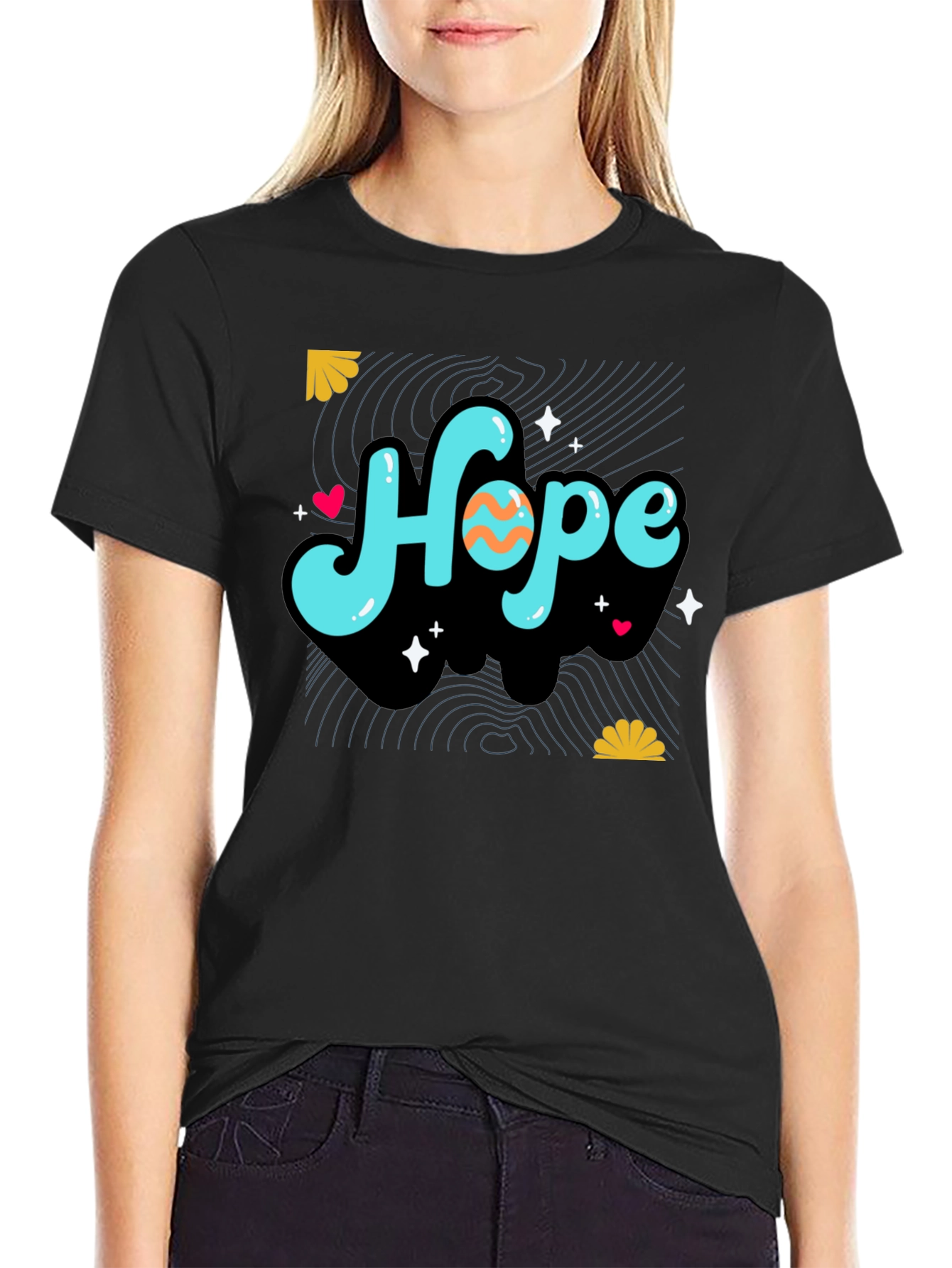 Hope Graphic T-Shirt - Black