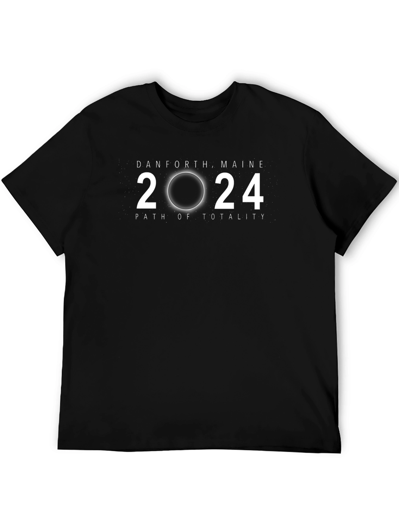 Danforth Maine 2024 Path of Totality T-Shirt