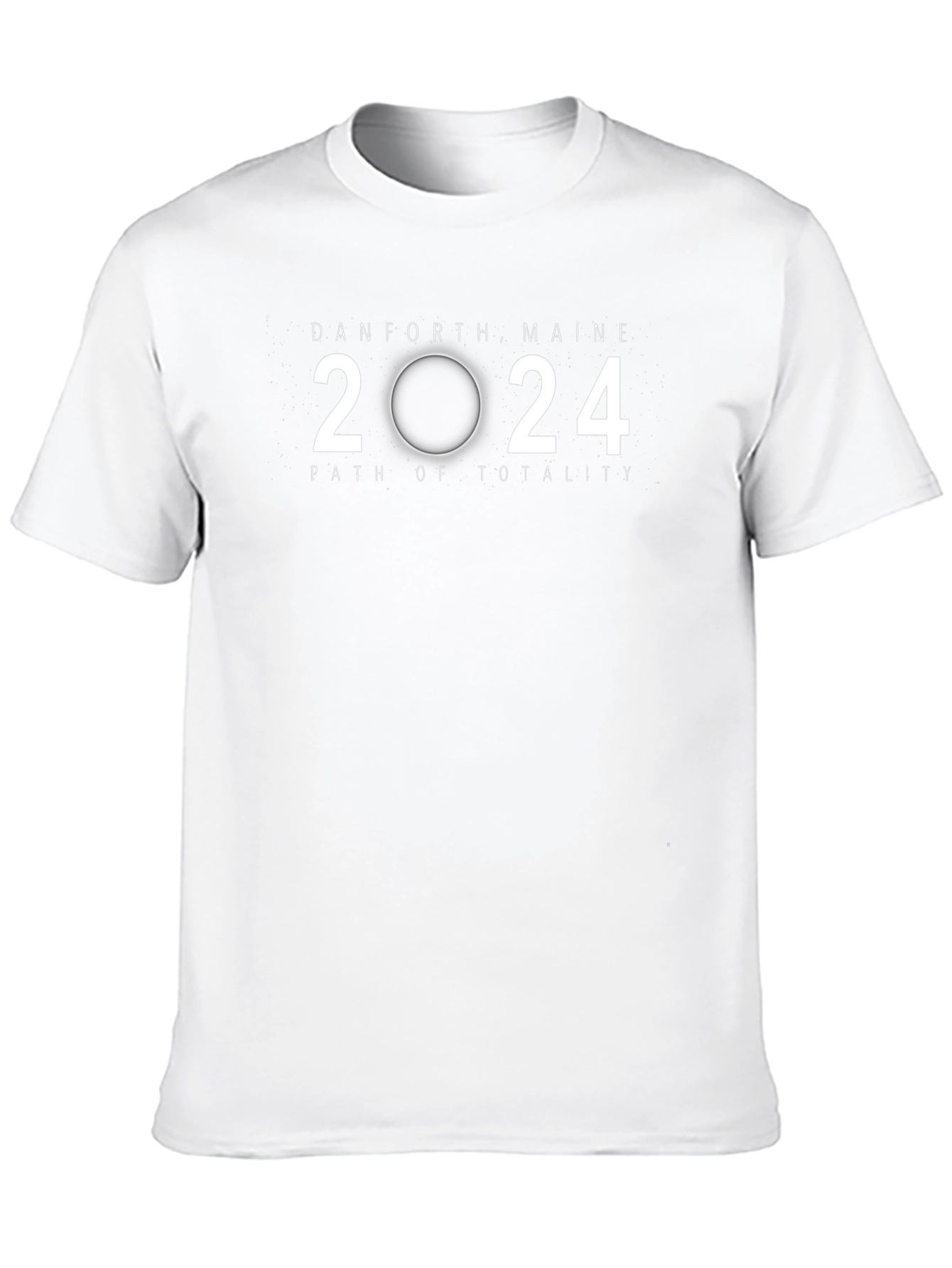 Danforth Maine 2024 Path of Totality T-Shirt